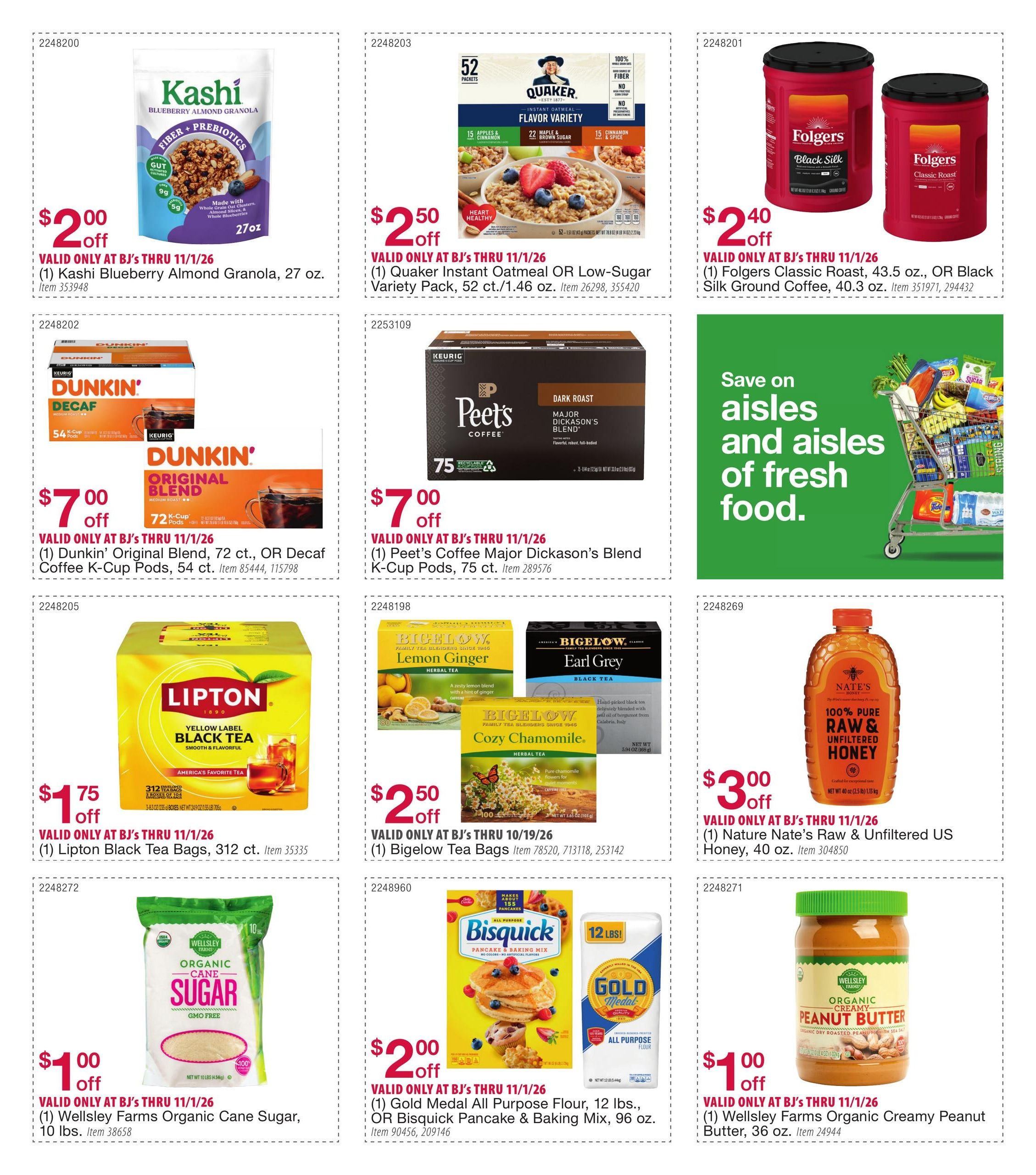 BJ's Wholesale Club Smart Saver Weekly Ad September 29 - November 1, 2026