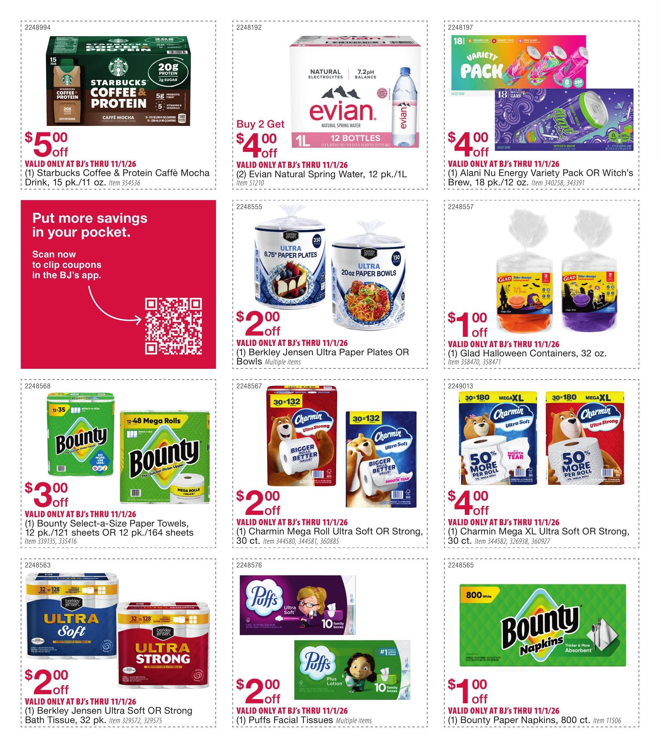 BJ's Wholesale Club Smart Saver Weekly Ad September 29 - November 1, 2026