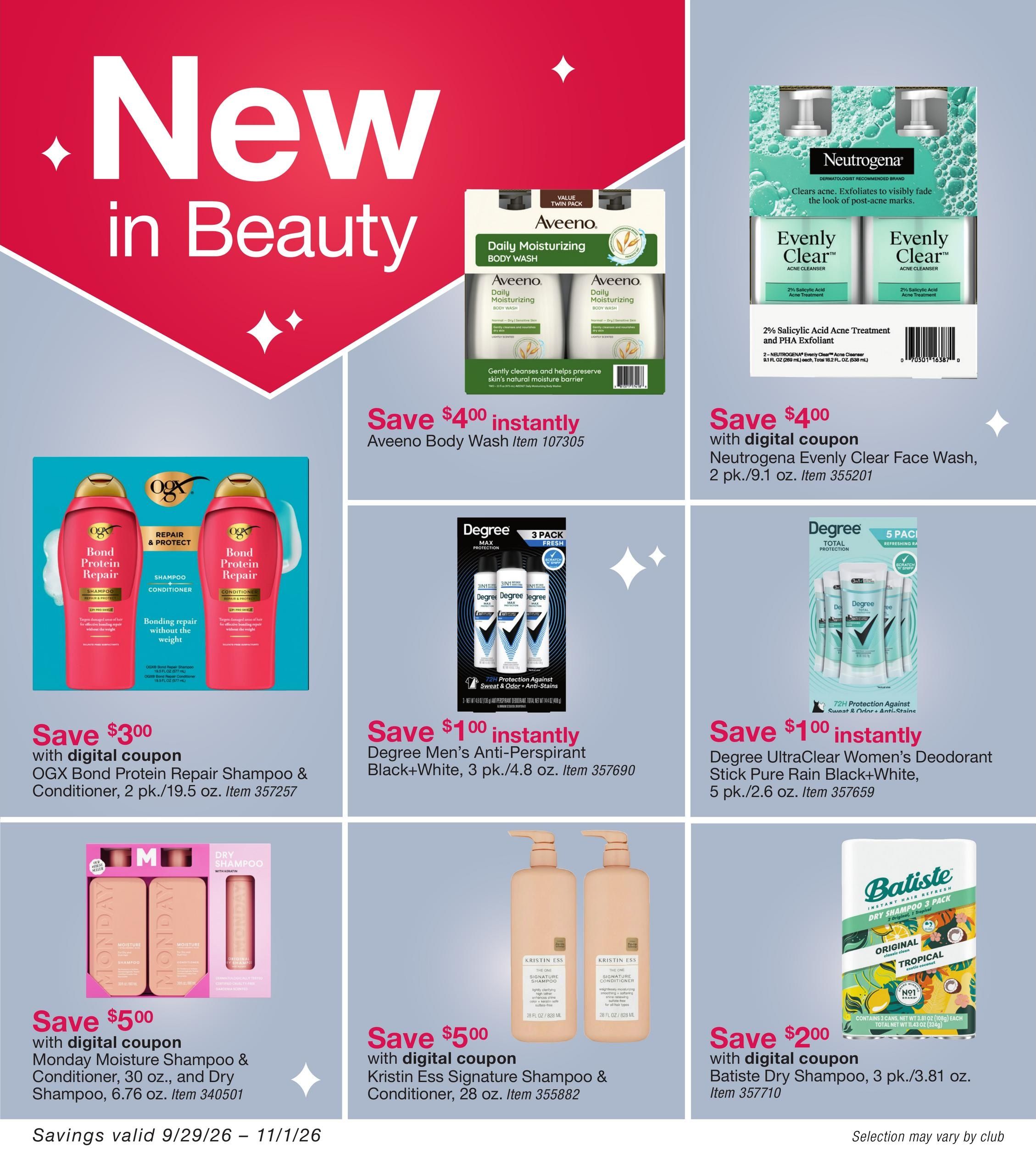 BJ's Wholesale Club Smart Saver Weekly Ad September 29 - November 1, 2026
