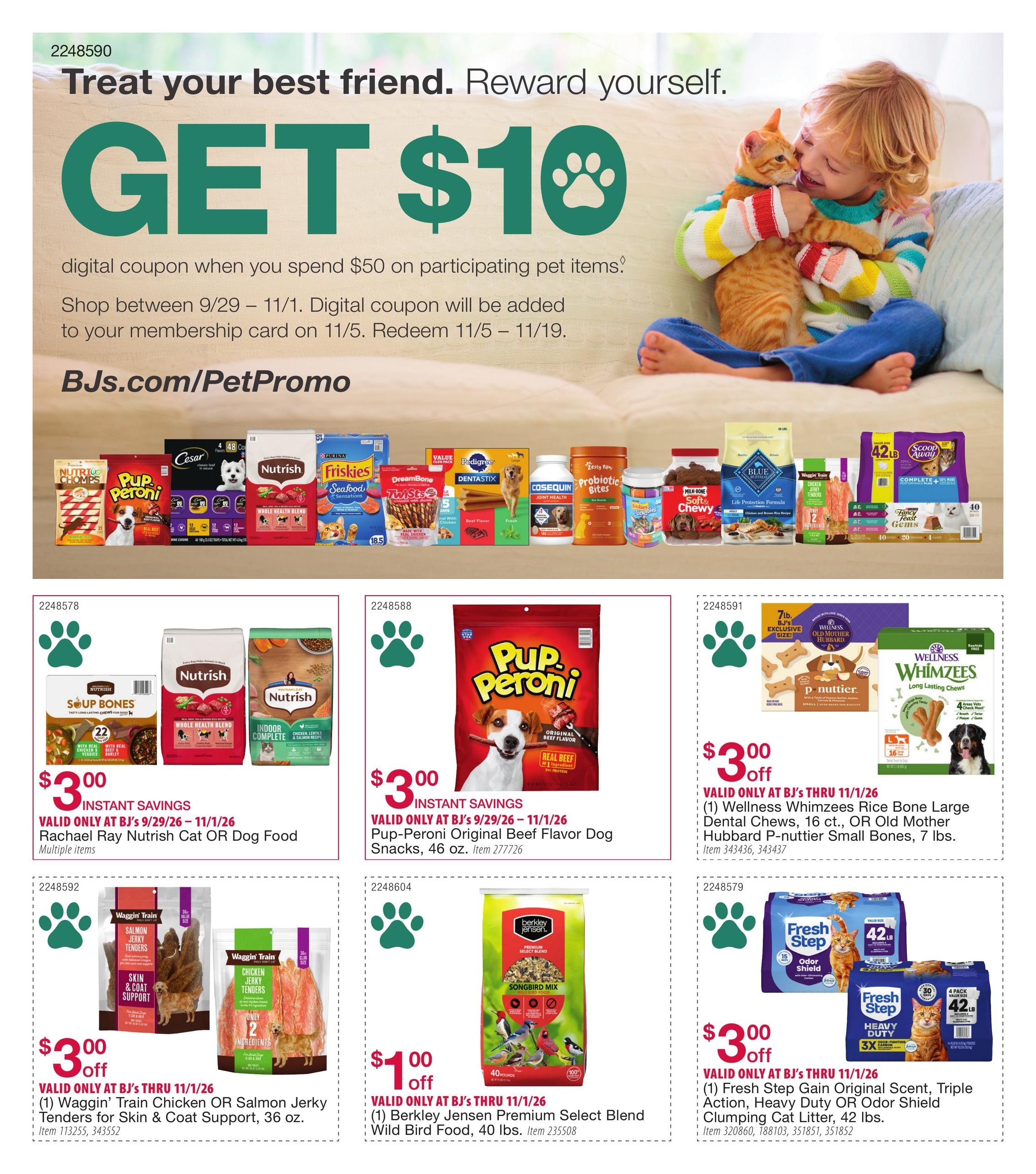 BJ's Wholesale Club Smart Saver Weekly Ad September 29 - November 1, 2026