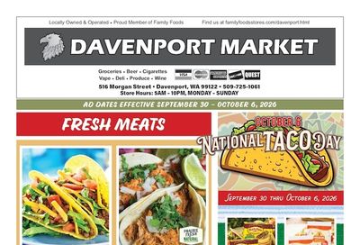 Davenport Market Weekly Ad September 30 - October 6, 2026