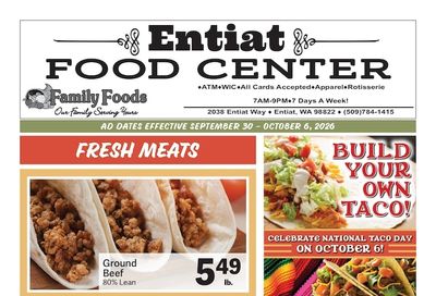 Entiat Food Center Weekly Ad September 30 - October 6, 2026