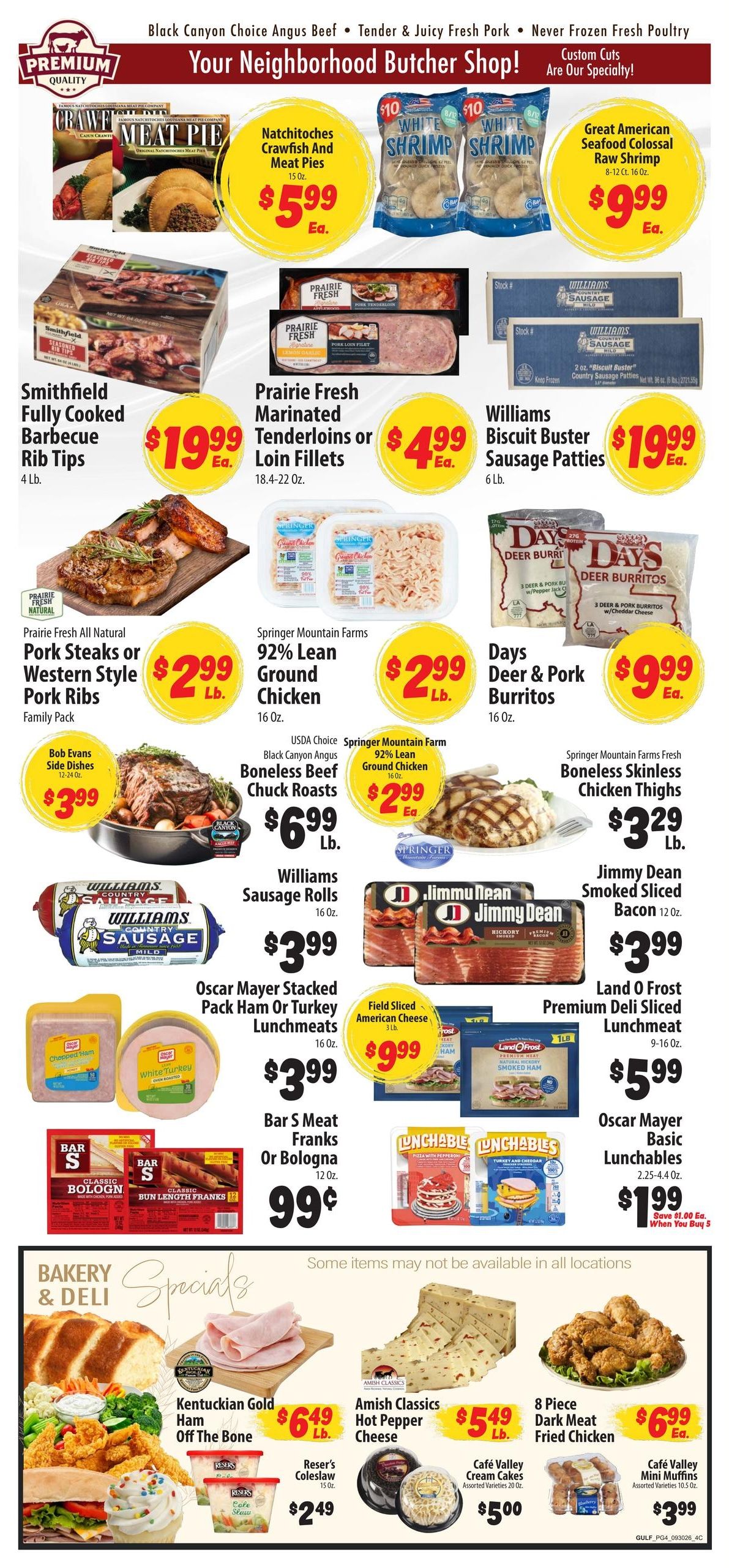 Food Giant (Dothan Area, AL) Weekly Ad September 30 - October 6, 2026