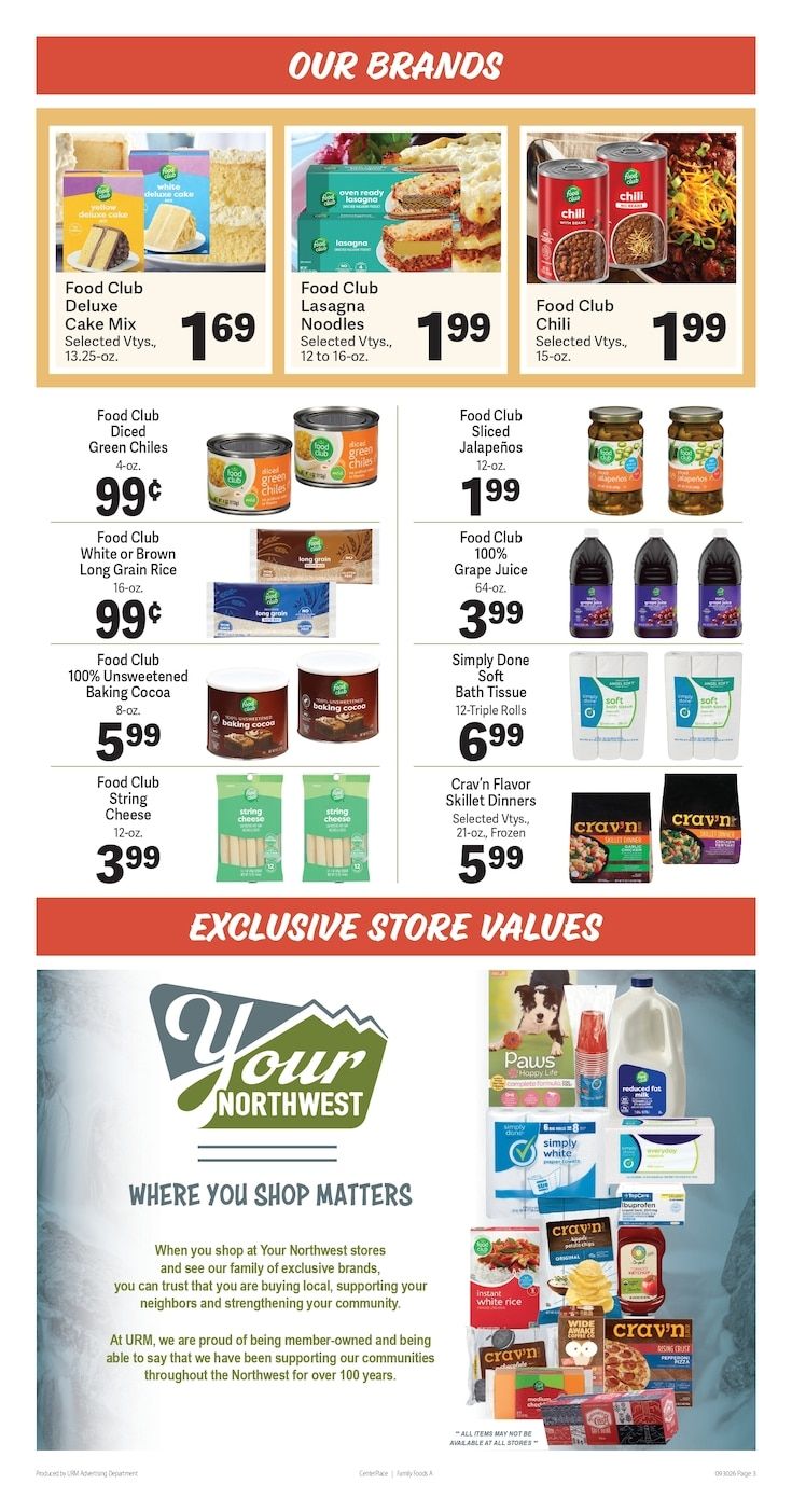 Walter's Family Foods Weekly Ad September 30 - October 6, 2026