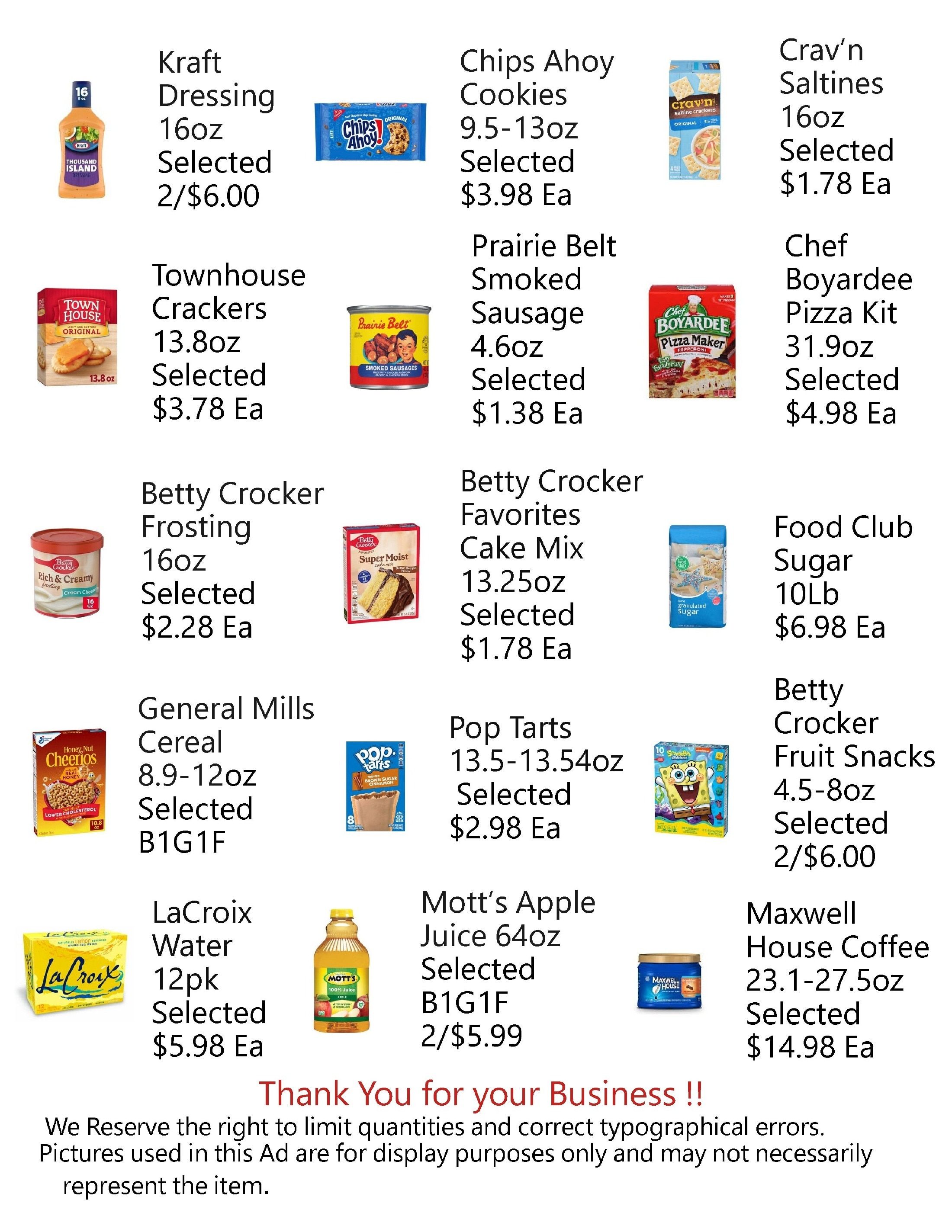 Fresh Cuts of Seagrove Weekly Ad September 30 - October 6, 2026