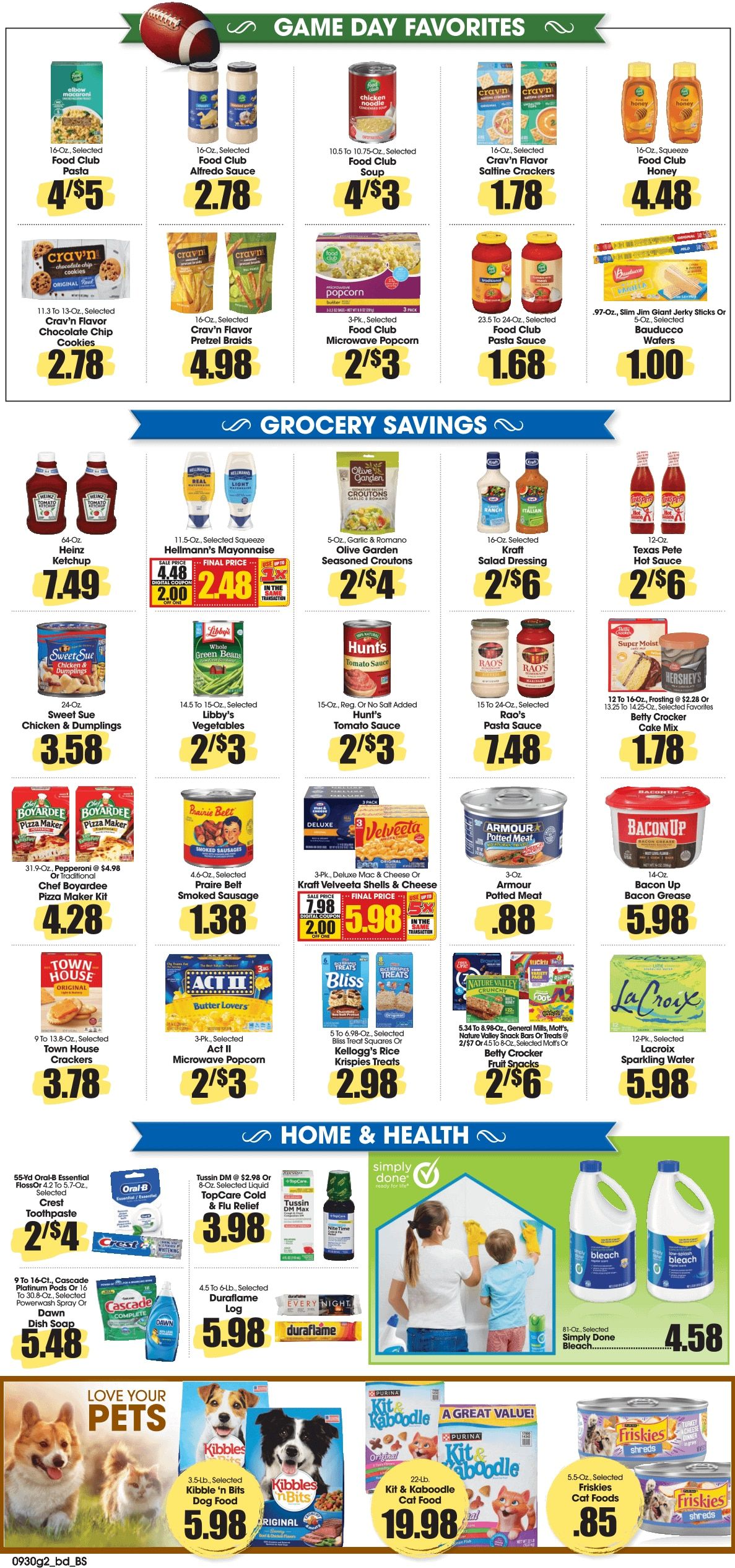 B&T's Food Fresh Market Weekly Ad September 30 - October 6, 2026