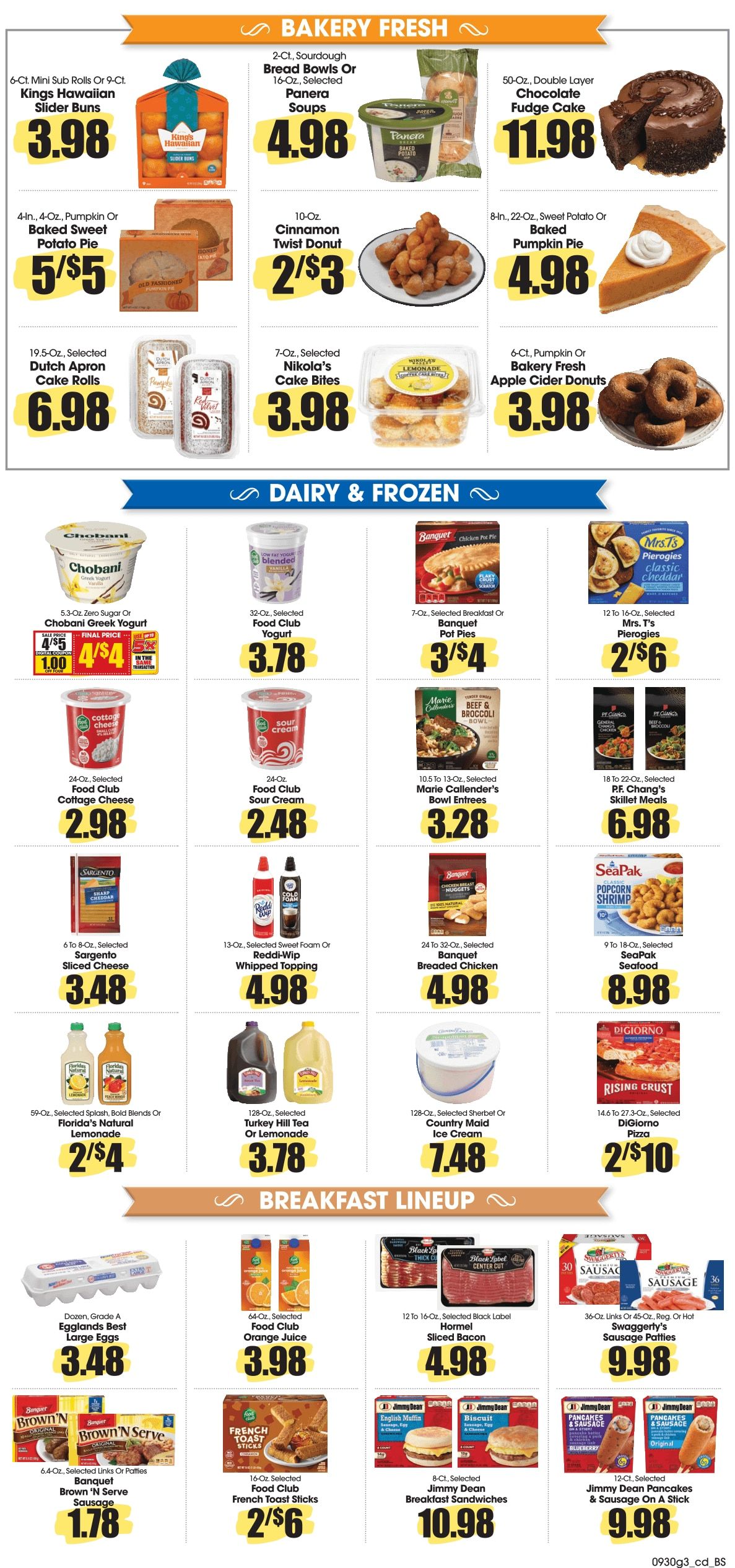 B&T's Food Fresh Market Weekly Ad September 30 - October 6, 2026
