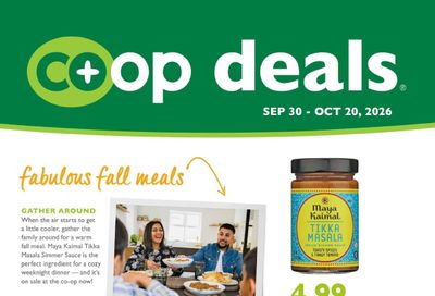 Wasatch Food Co-op Co+op Deals Weekly Ad September 30 - October 20, 2026