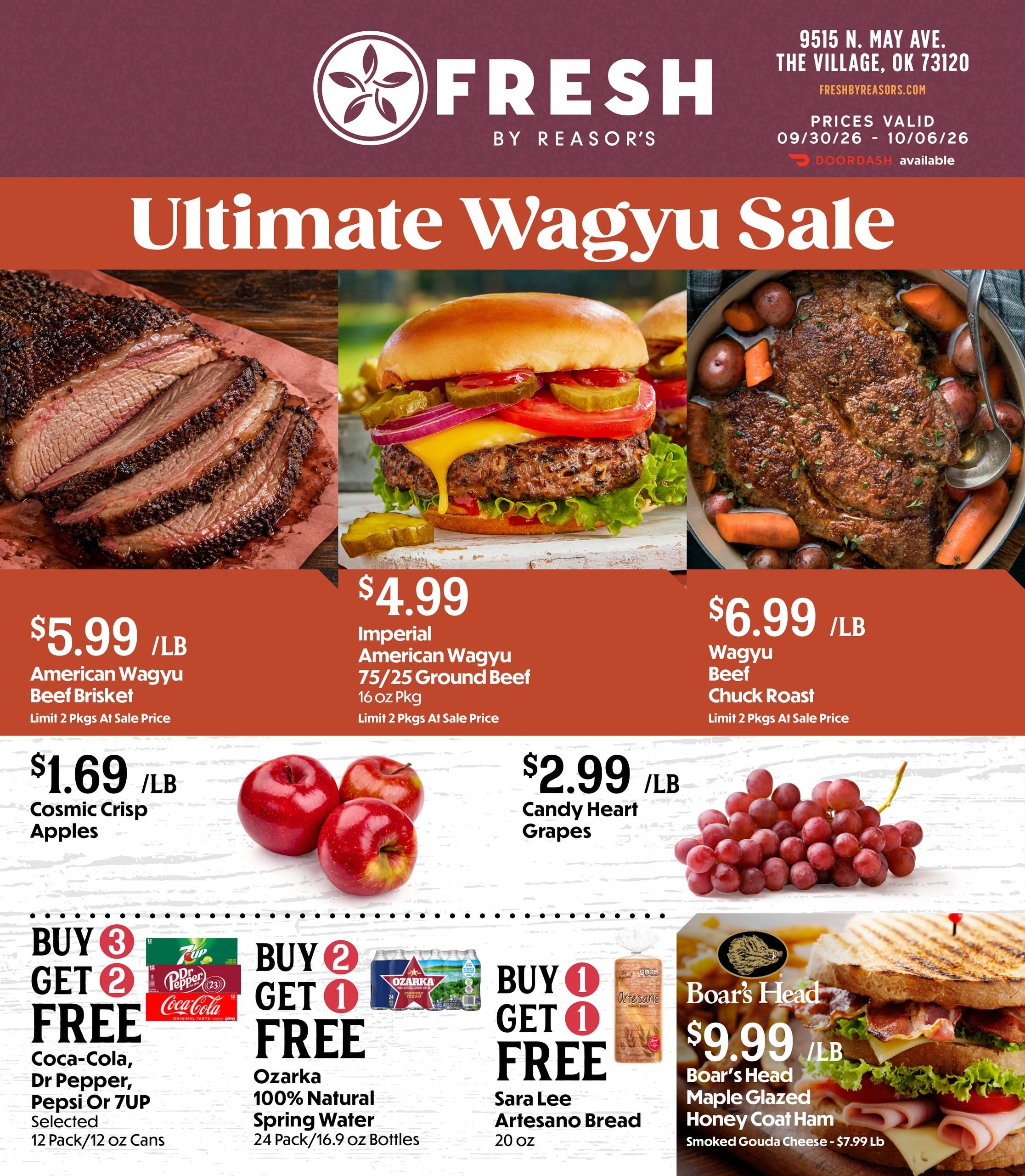 FRESH by Reasor's (Hinton Area, OK) Weekly Ad September 30 - October 7, 2026