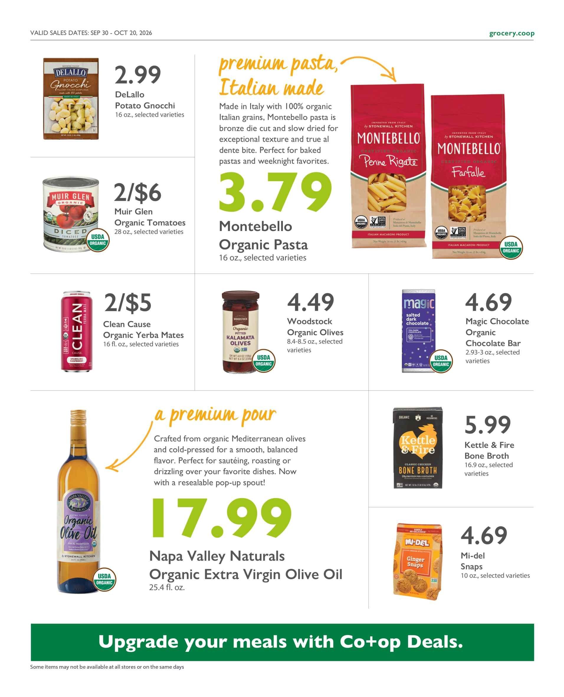 Astoria Co-op Co-op Deals Weekly Ad September 30 - October 20, 2026
