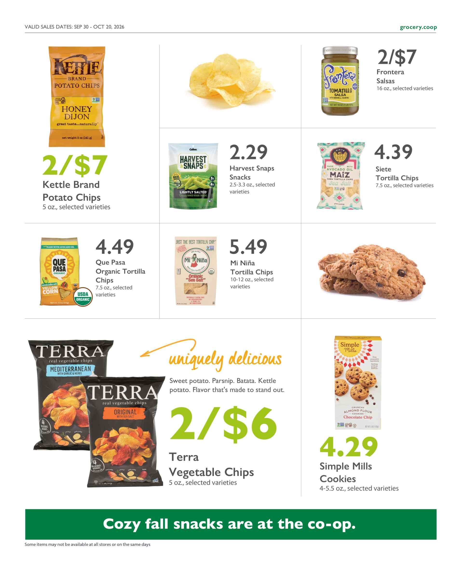 Astoria Co-op Co-op Deals Weekly Ad September 30 - October 20, 2026