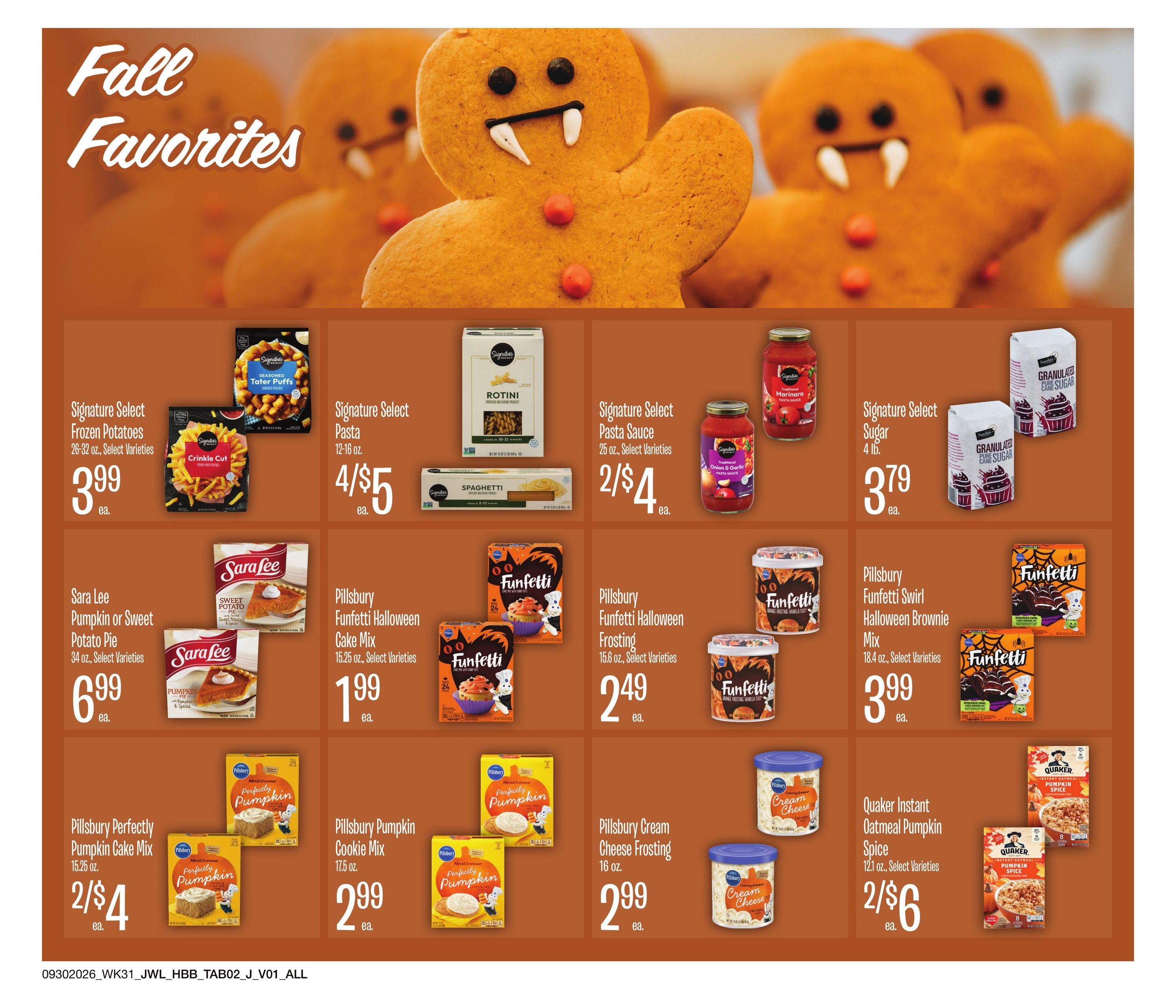 Jewel-Osco Specialty Publication Weekly Ad September 30 - October 27, 2026