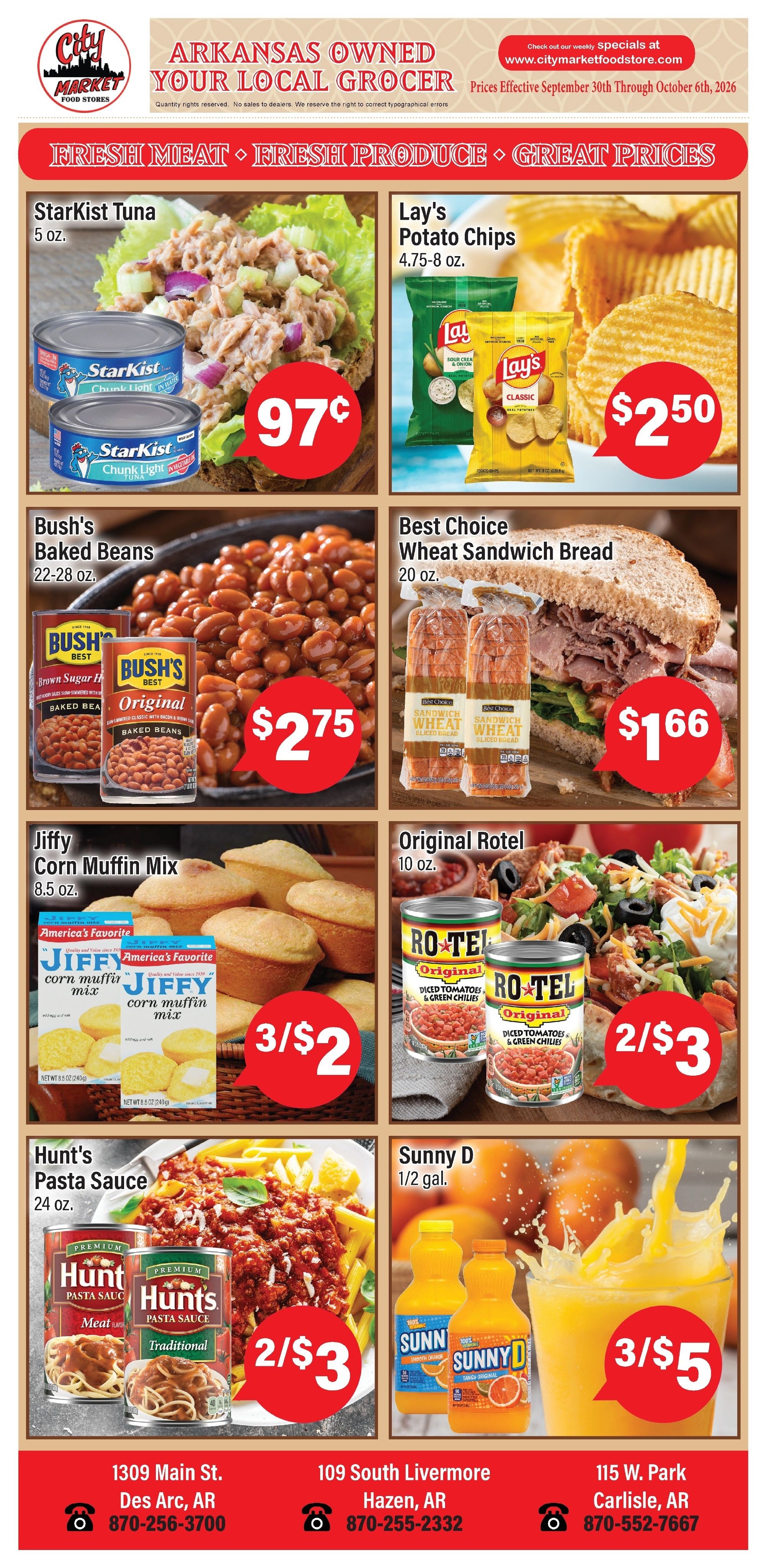 City Market Food Stores Weekly Ad September 30 - October 6, 2026