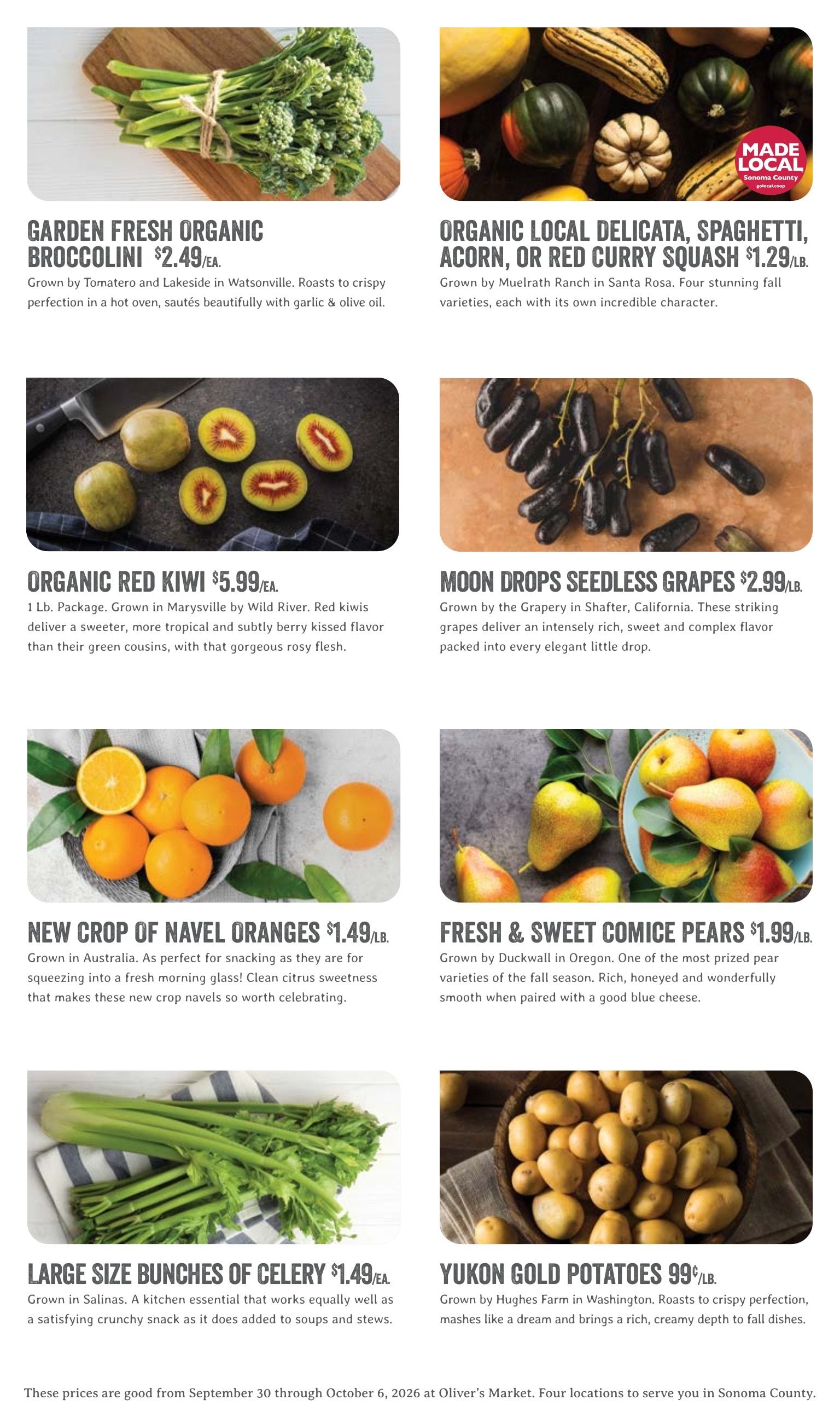 Oliver's Market Weekly Ad September 30 - October 6, 2026