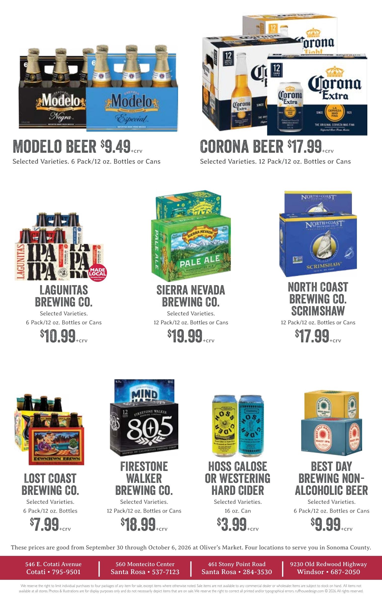 Oliver's Market Weekly Ad September 30 - October 6, 2026