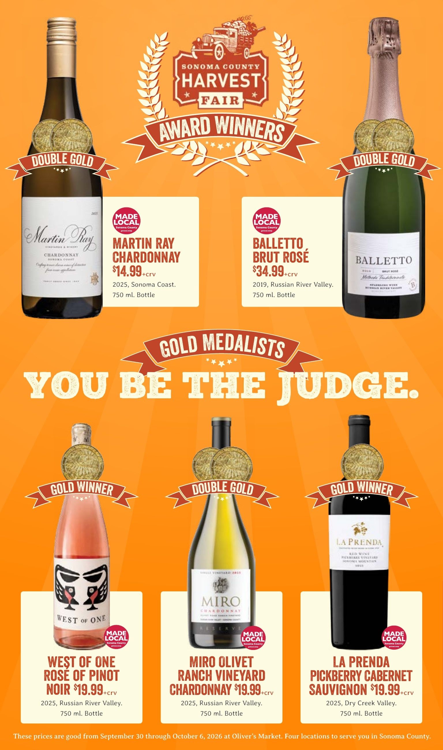 Oliver's Market Weekly Ad September 30 - October 6, 2026