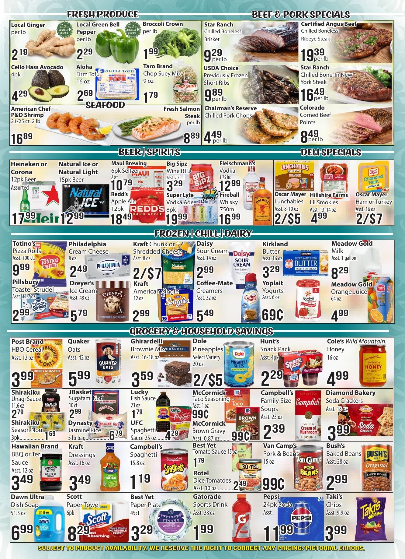 Tamura Super Market Weekly Ad September 30 - October 6, 2026