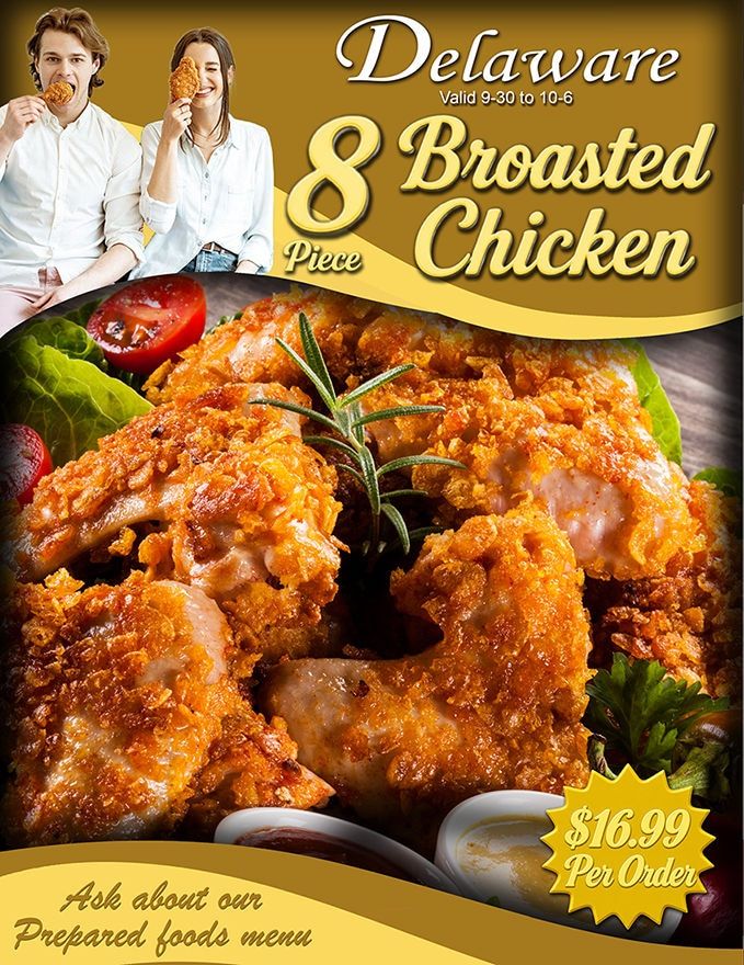 Delaware Chicken Farm & Seafood Market Weekly Ad September 30 - October 6, 2026