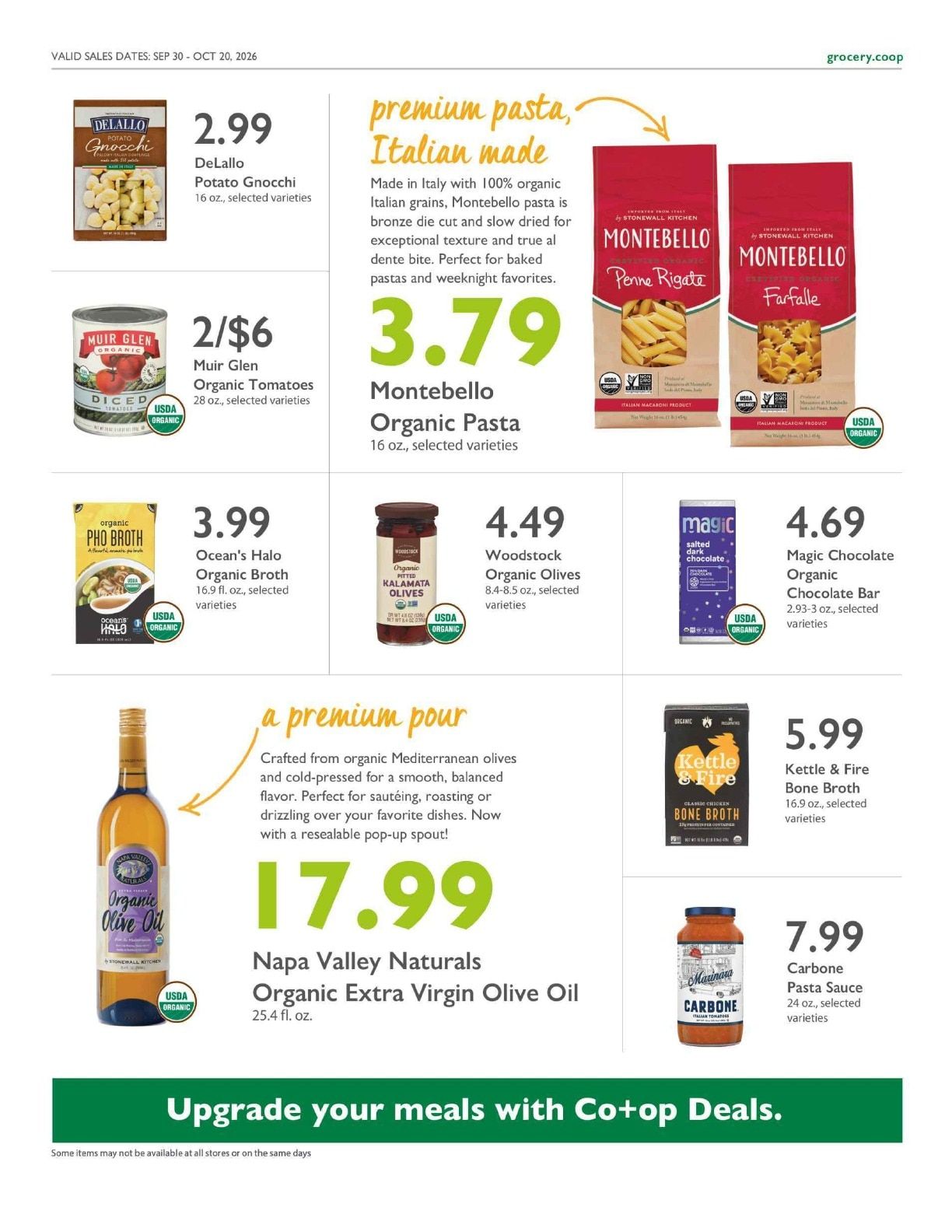 Cook County Co-op Co+op Deals Weekly Ad September 30 - October 20, 2026