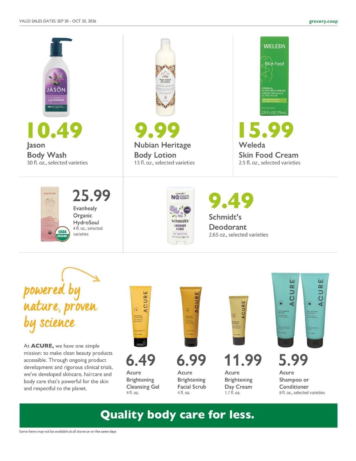 Cook County Co-op Co+op Deals Weekly Ad September 30 - October 20, 2026