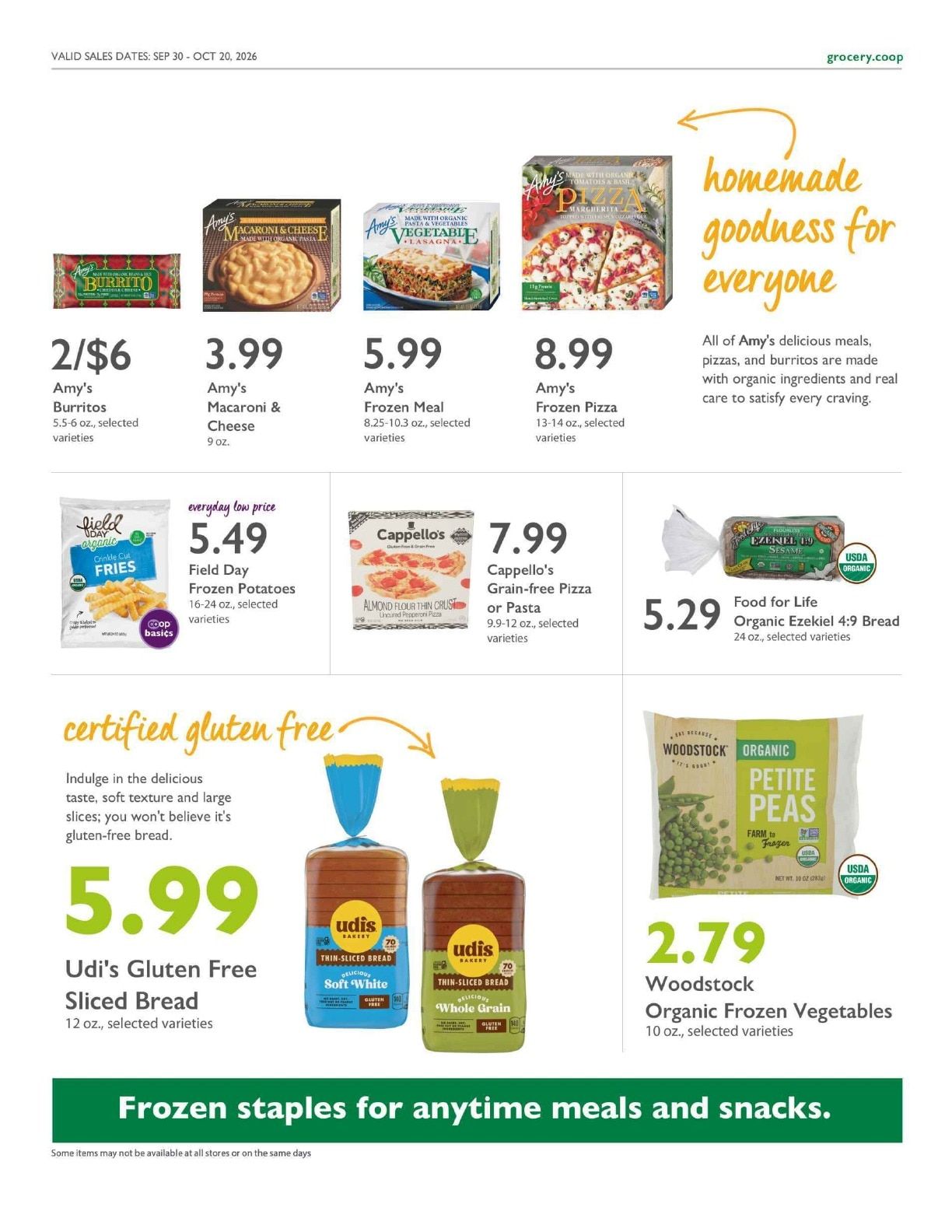 Cook County Co-op Co+op Deals Weekly Ad September 30 - October 20, 2026