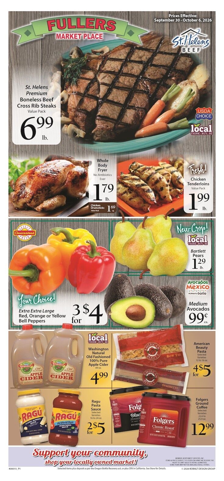 Fuller's Market Weekly Ad September 30 - October 6, 2026