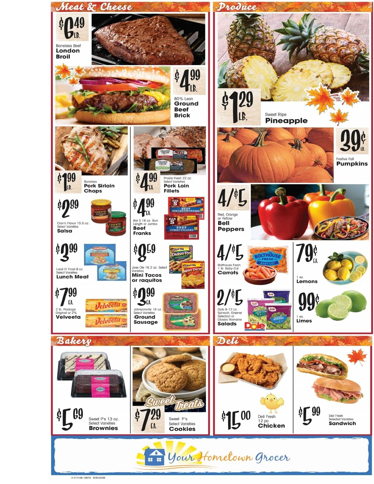 Canyon Foods Weekly Ad September 30 - October 6, 2026