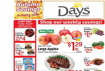 Day's Market Weekly Ad September 30 - October 6, 2026