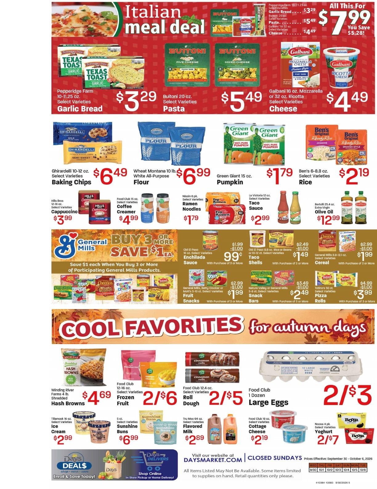 Day's Market Weekly Ad September 30 - October 6, 2026