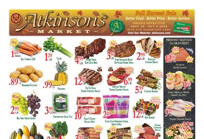 Atkinsons' Market Weekly Ad September 30 - October 6, 2026