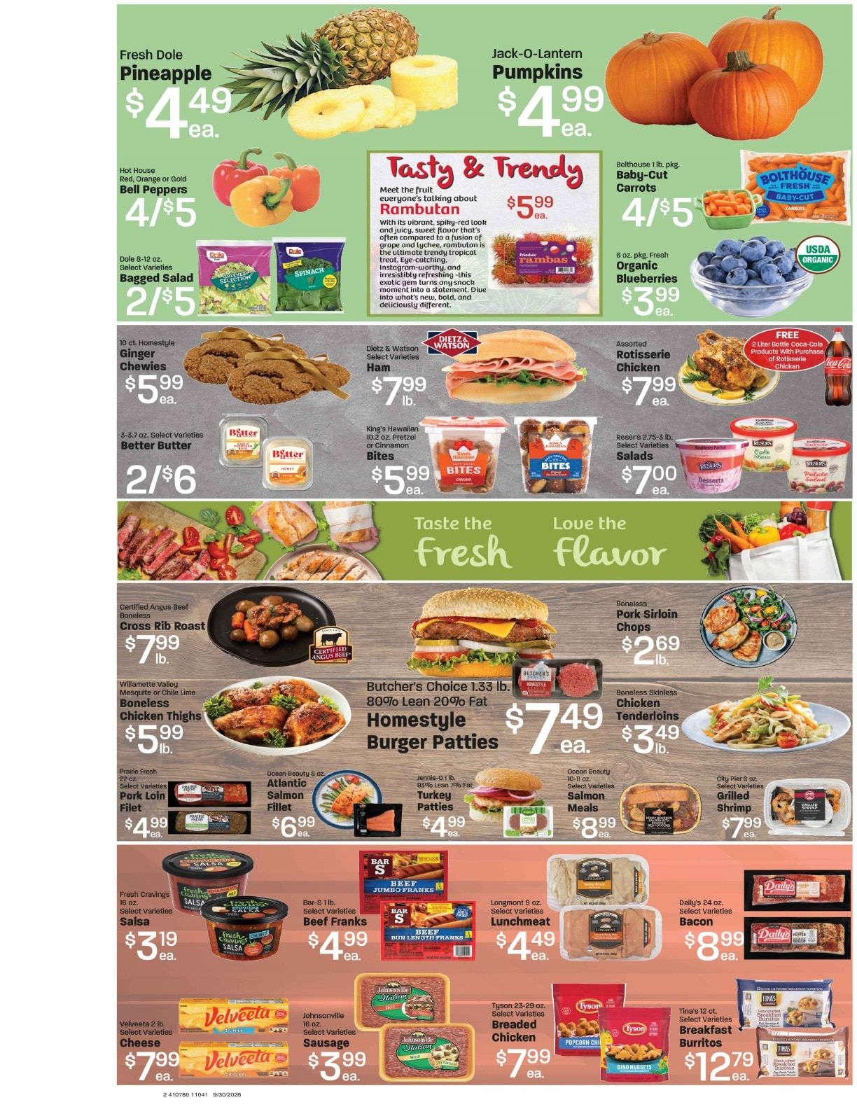 Bee's Marketplace Weekly Ad September 30 - October 6, 2026