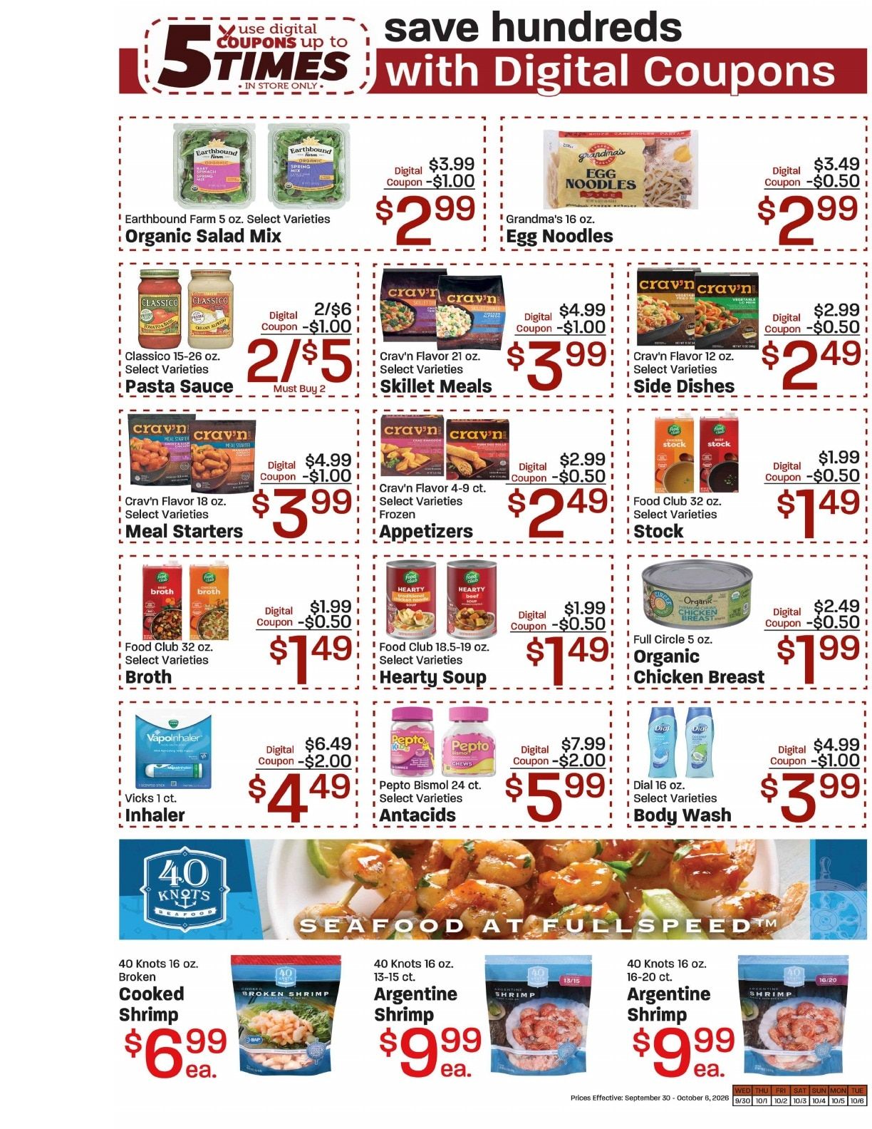 Glazier's Market Weekly Ad September 30 - October 6, 2026