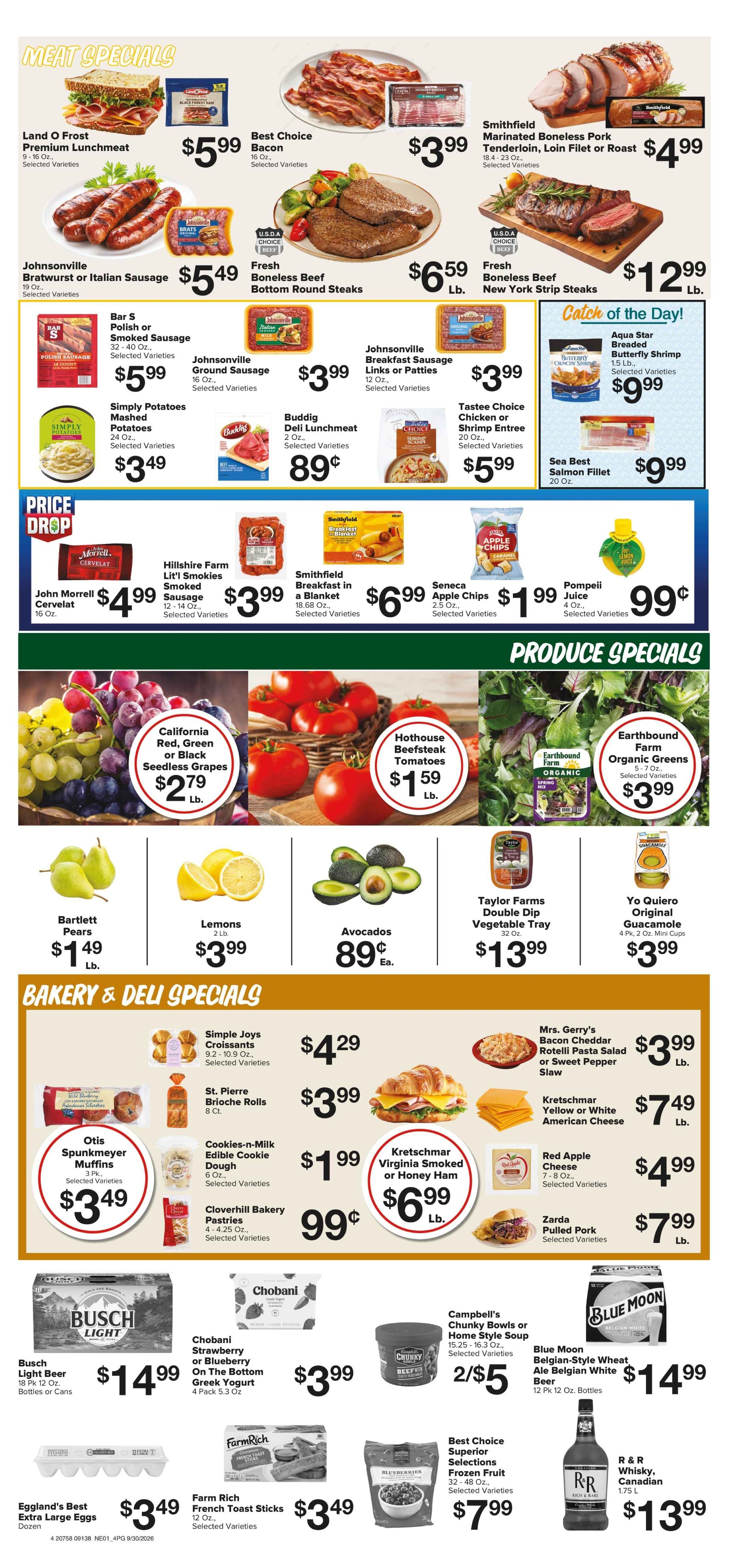Pac N Save Weekly Ad September 30 - October 6, 2026