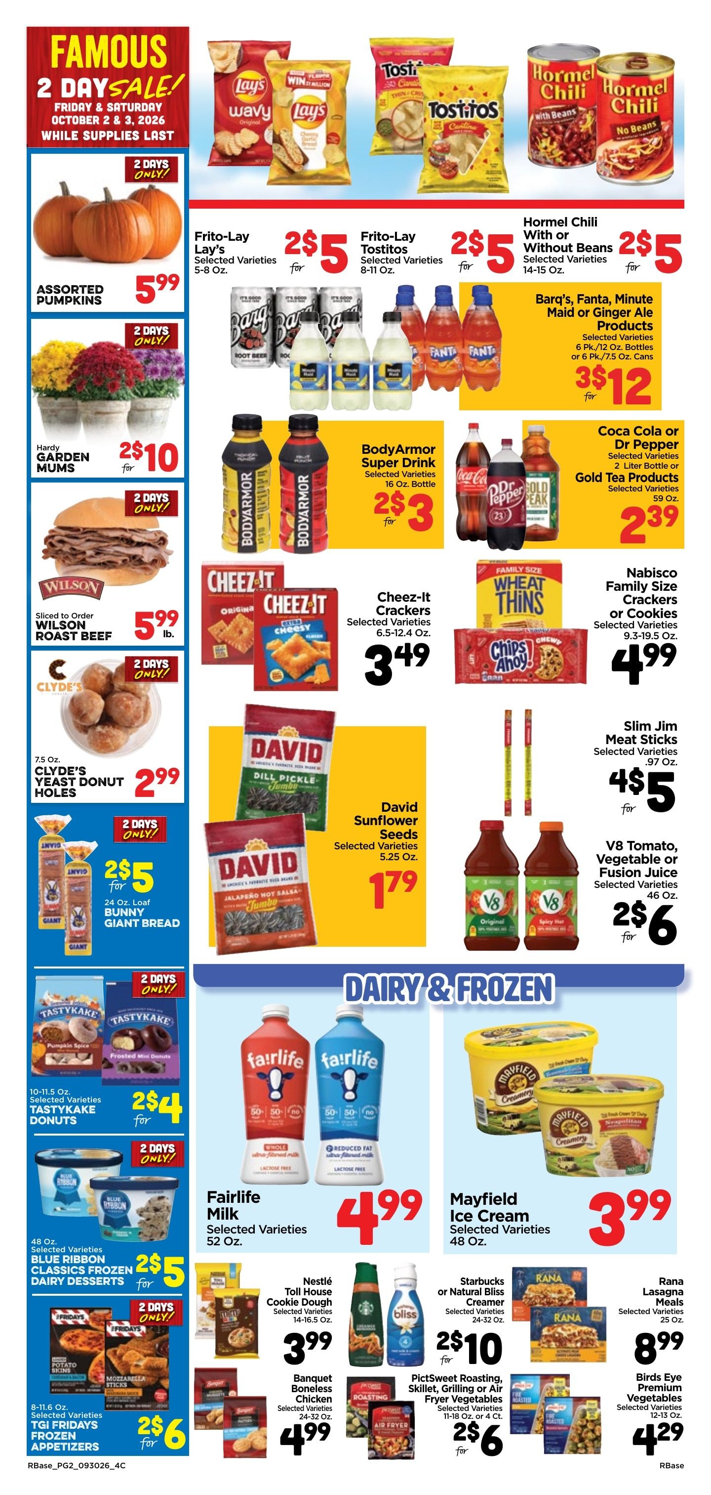 Ramey's (13561 St Stephens Ave, Chatom, AL) Weekly Ad September 30 - October 6, 2026