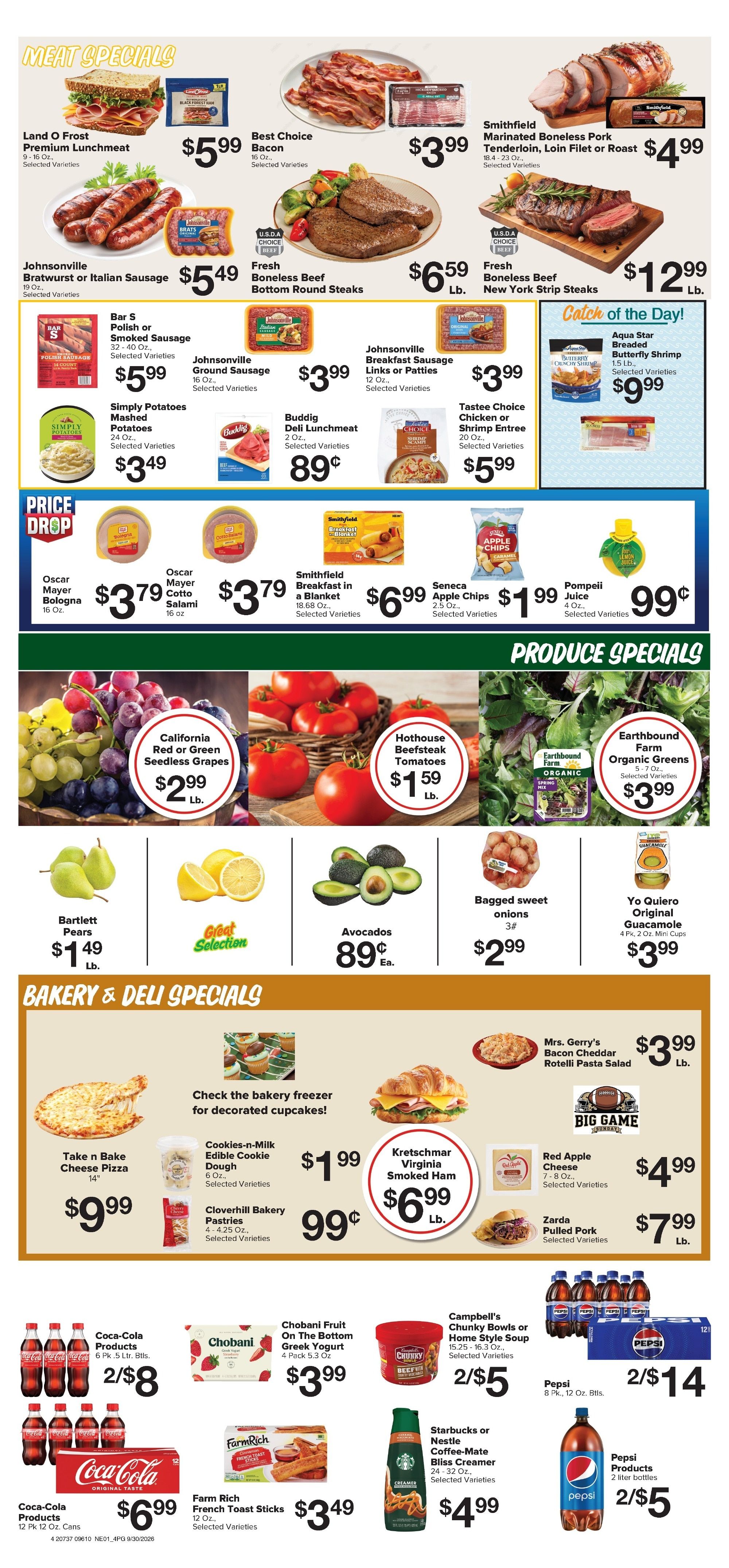 Brown's Grocery Store Weekly Ad September 30 - October 6, 2026