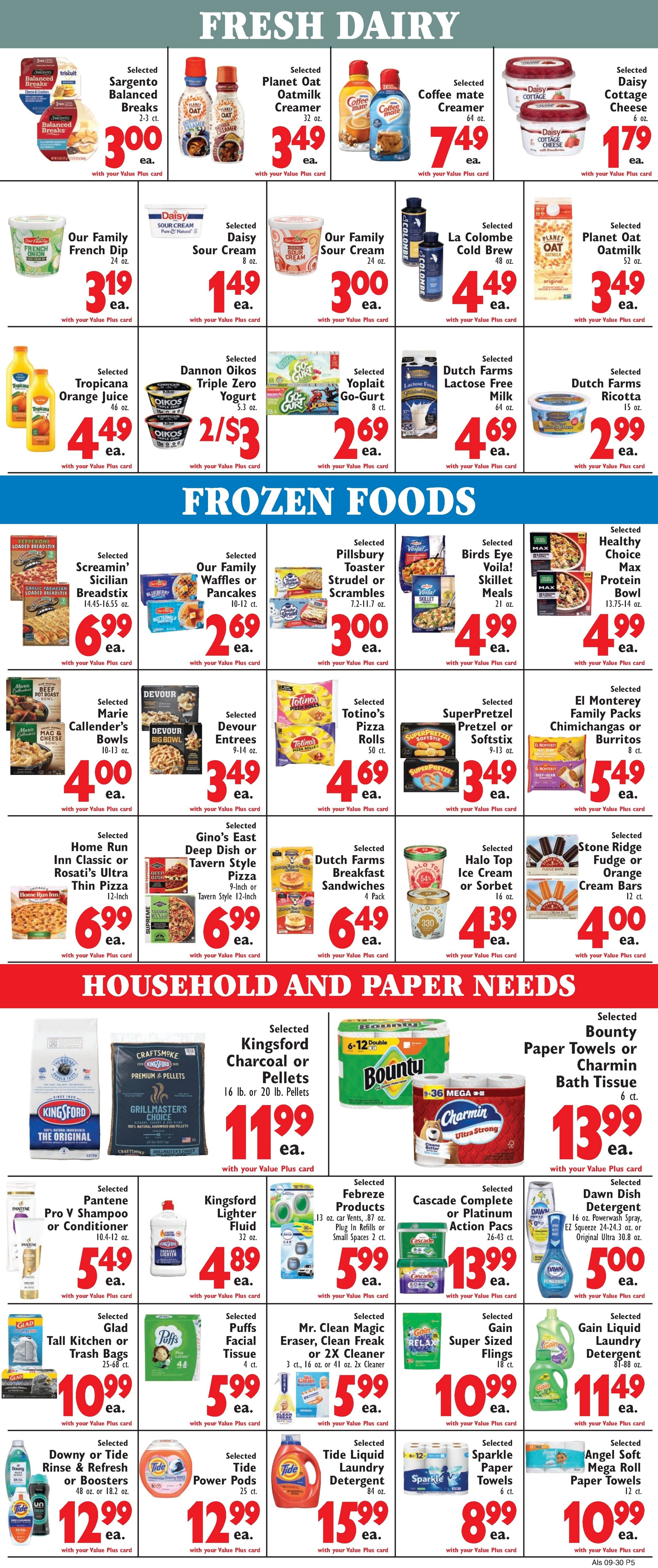 Al's Supermarket Weekly Ad September 30 - October 6, 2026