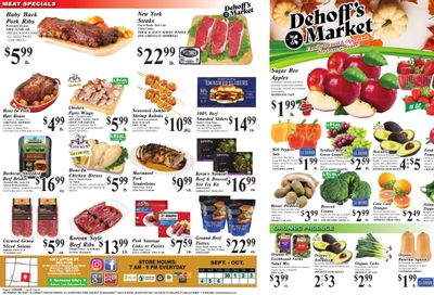 Dehoff's Key Markets (Redwood City Area, CA) Weekly Ad September 30 - October 6, 2026