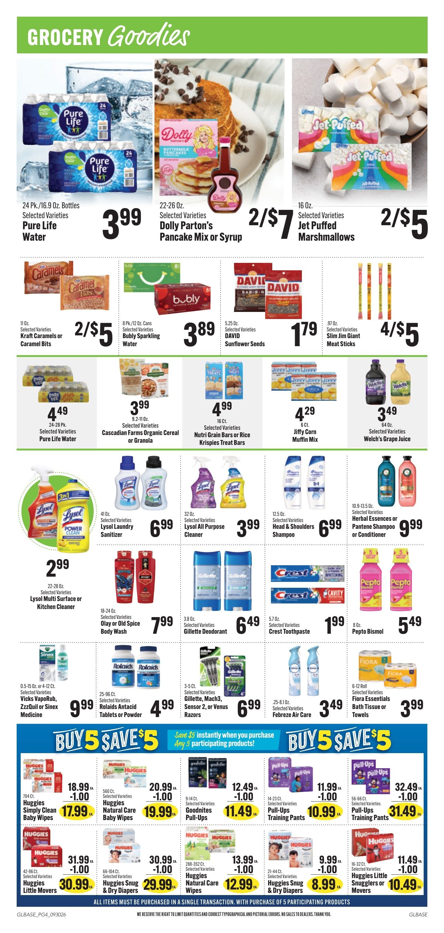 Bender's Foods (Guttenberg, IA) Weekly Ad September 30 - October 6, 2026