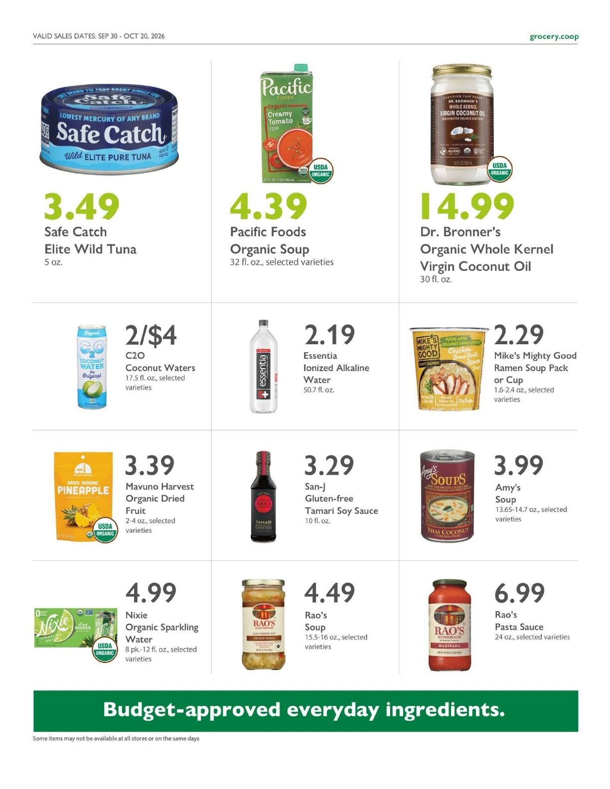 Hampden Park Co-op Co+op Deals Weekly Ad September 30 - October 20, 2026