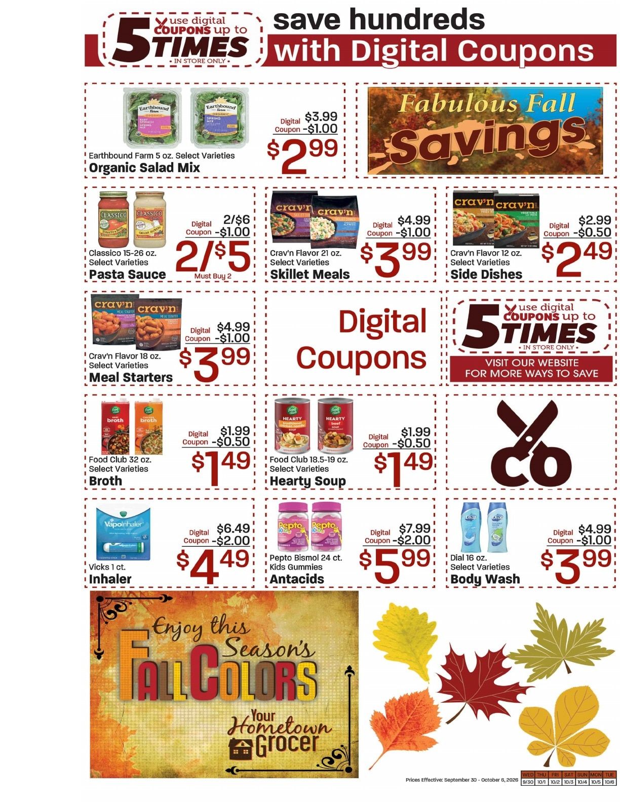 Elgin Foodtown Weekly Ad September 30 - October 6, 2026