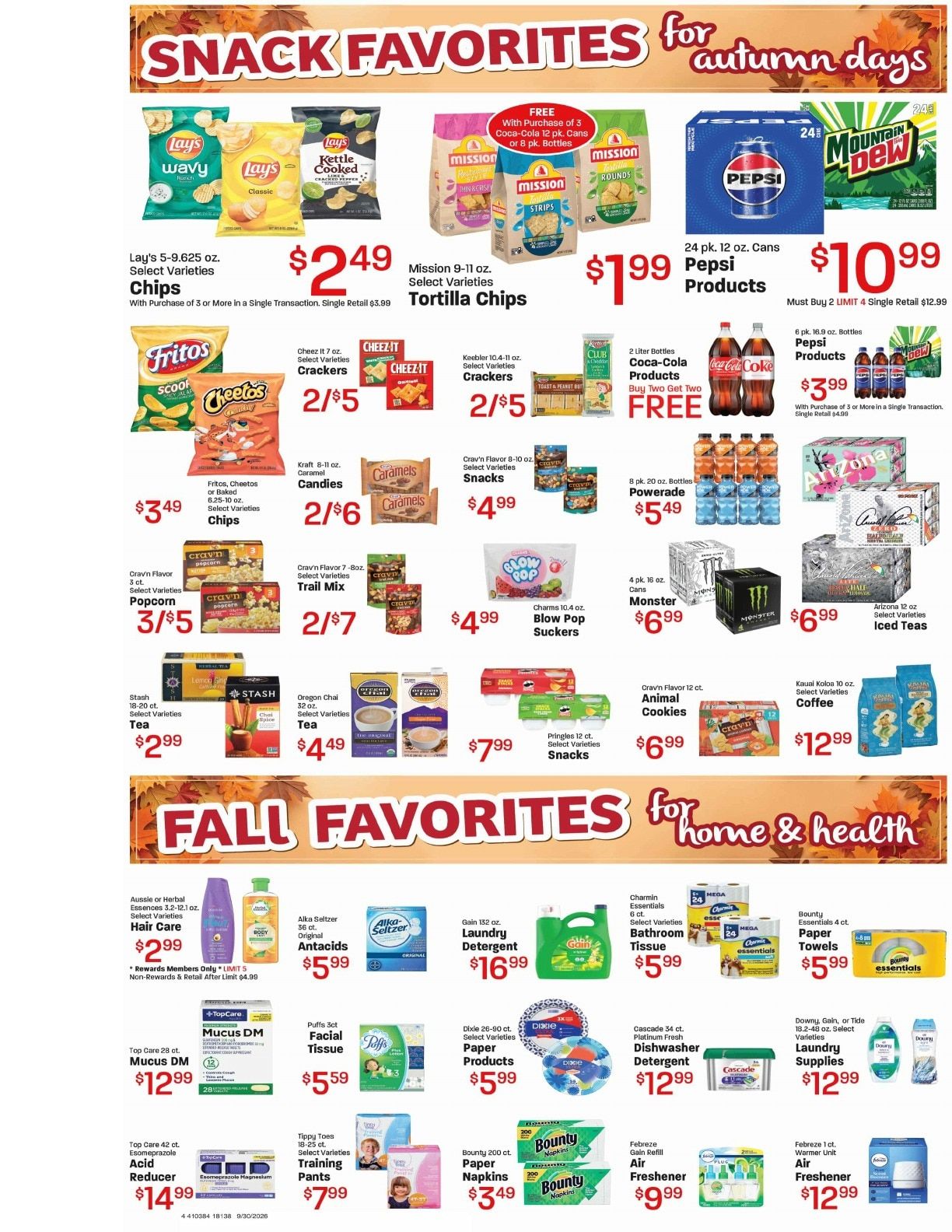 Elgin Foodtown Weekly Ad September 30 - October 6, 2026