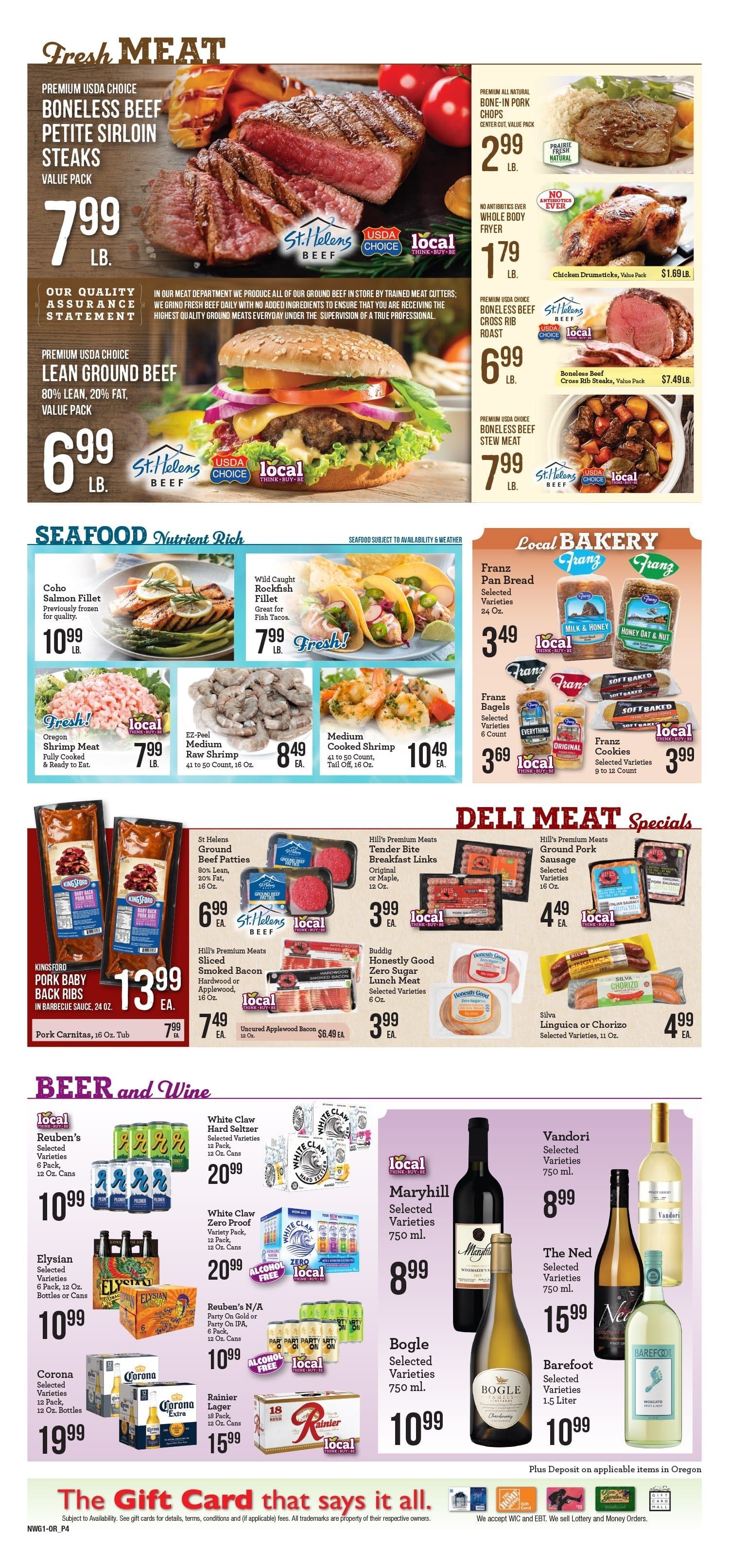 Nap's Thriftway Weekly Ad September 30 - October 6, 2026
