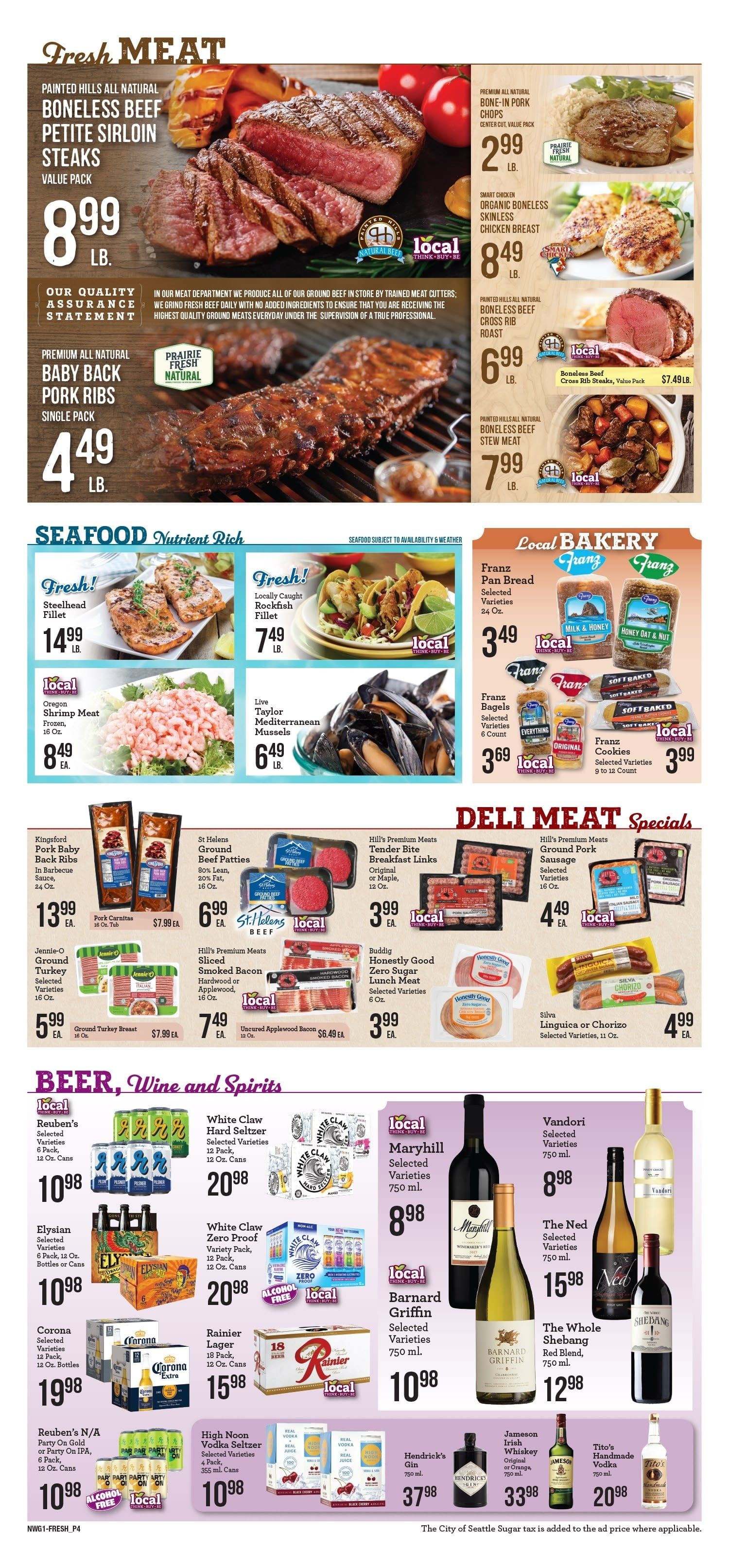 Ballinger Thriftway Weekly Ad September 30 - October 6, 2026