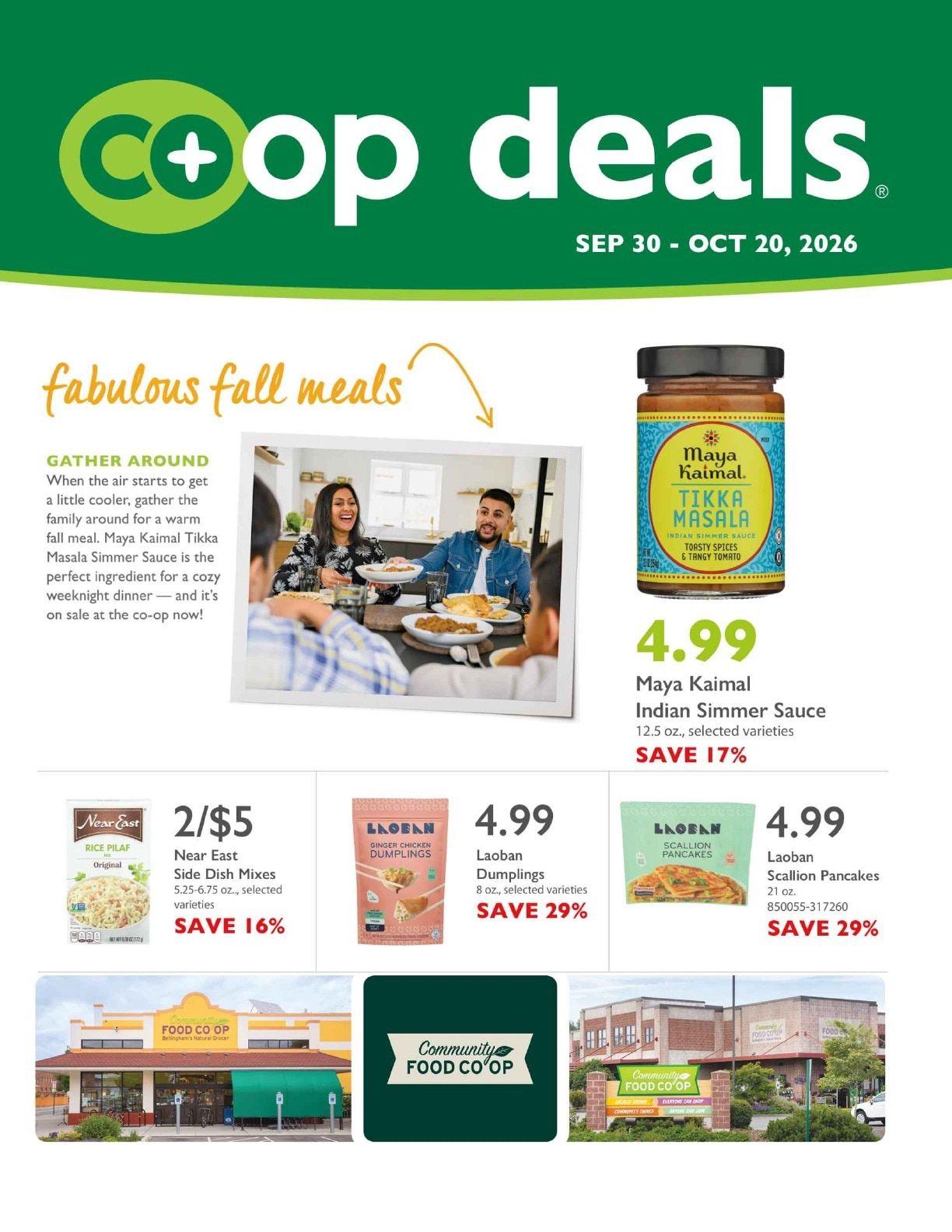 Community Food Co-op - Bellingham Co+op Deals Weekly Ad September 30 - October 20, 2026