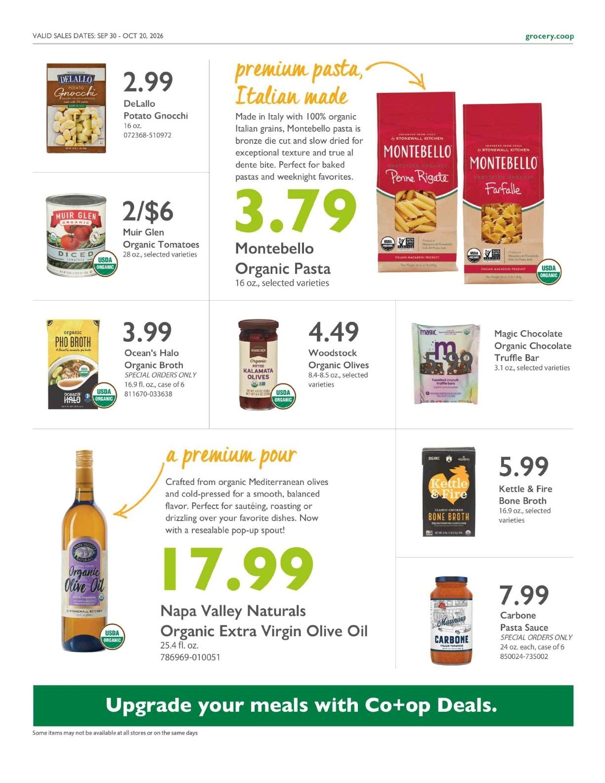 Community Food Co-op - Bellingham Co+op Deals Weekly Ad September 30 - October 20, 2026