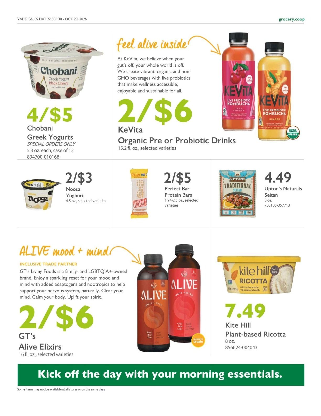 Community Food Co-op - Bellingham Co+op Deals Weekly Ad September 30 - October 20, 2026