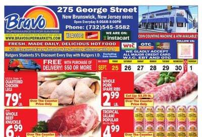 Bravo Supermarket (Coral Springs Area, FL) Weekly Ad September 25 - October 1, 2026