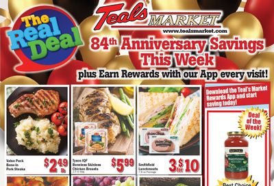 Teal's Market (Albany, Cold Spring and Spicer, MN) Weekly Ad September 30 - October 6, 2026