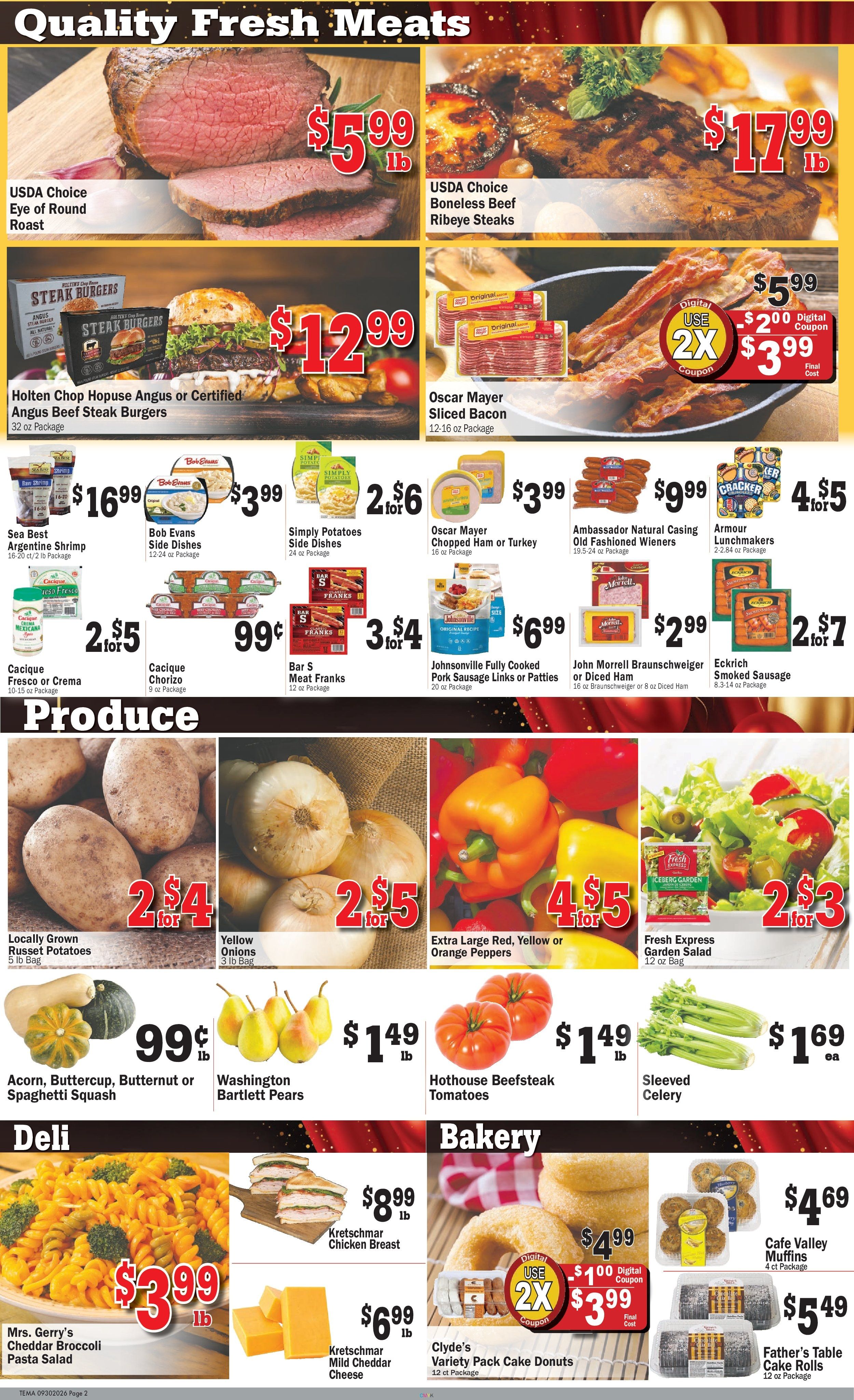 Teal's Market (Albany, Cold Spring and Spicer, MN) Weekly Ad September 30 - October 6, 2026