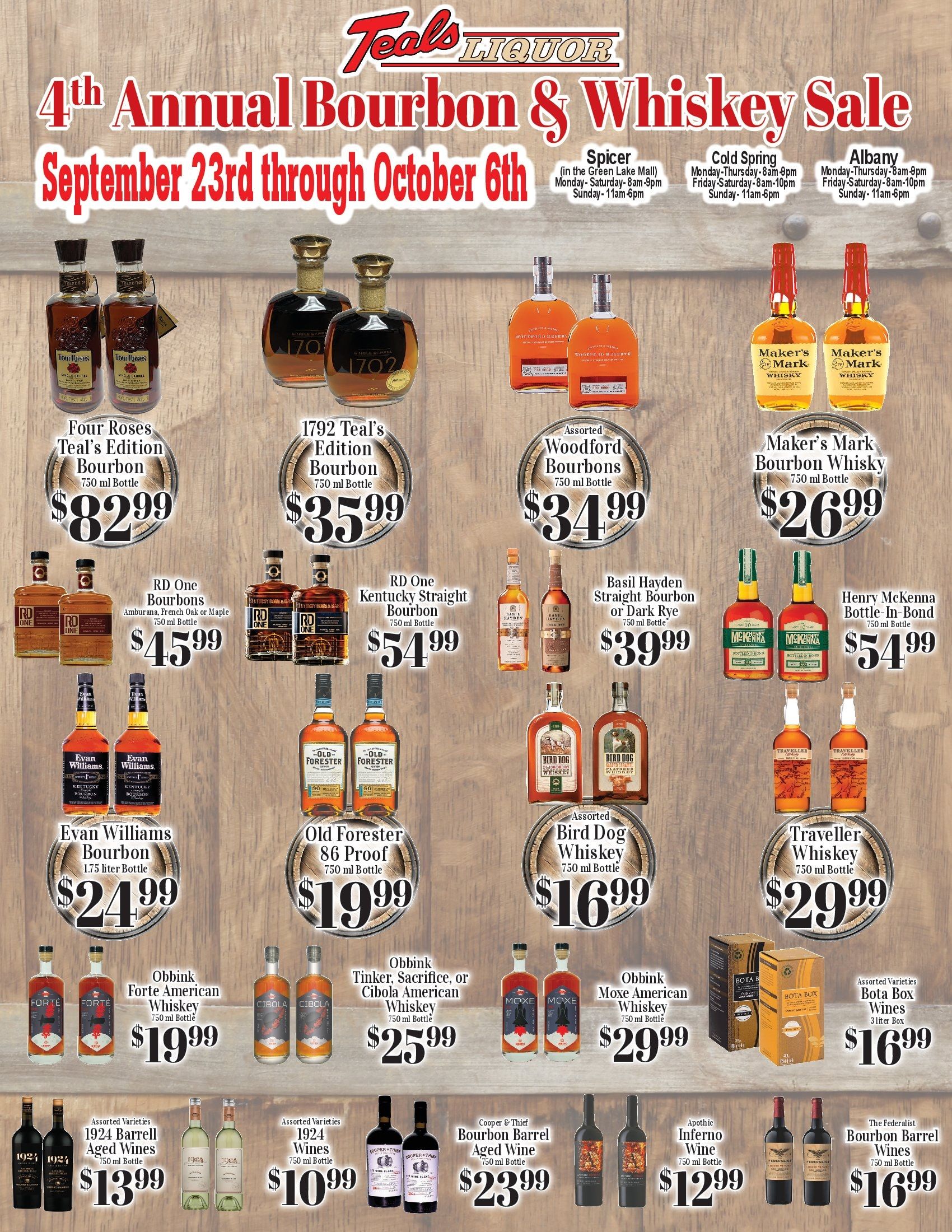 Teal's Market (Albany, Cold Spring and Spicer, MN) Weekly Ad September 30 - October 6, 2026